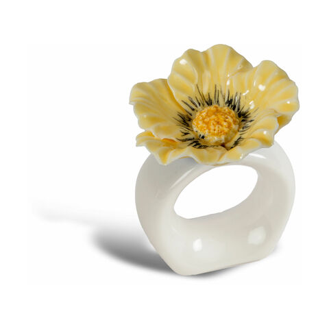 2 Anillos servilleteros Poppy Beige