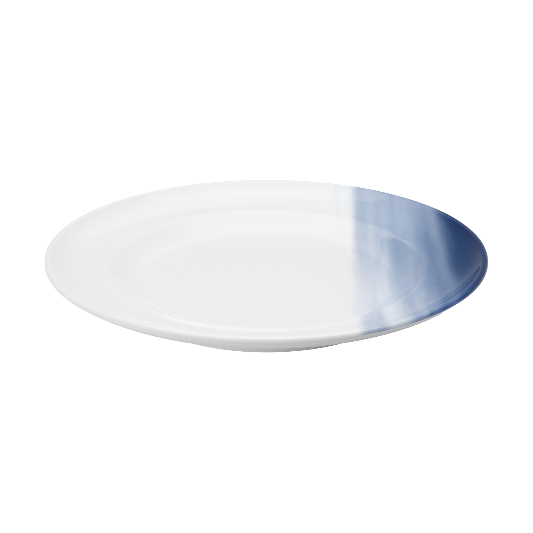 Plato Koppel decorado Ø16 cm Blanco-azul