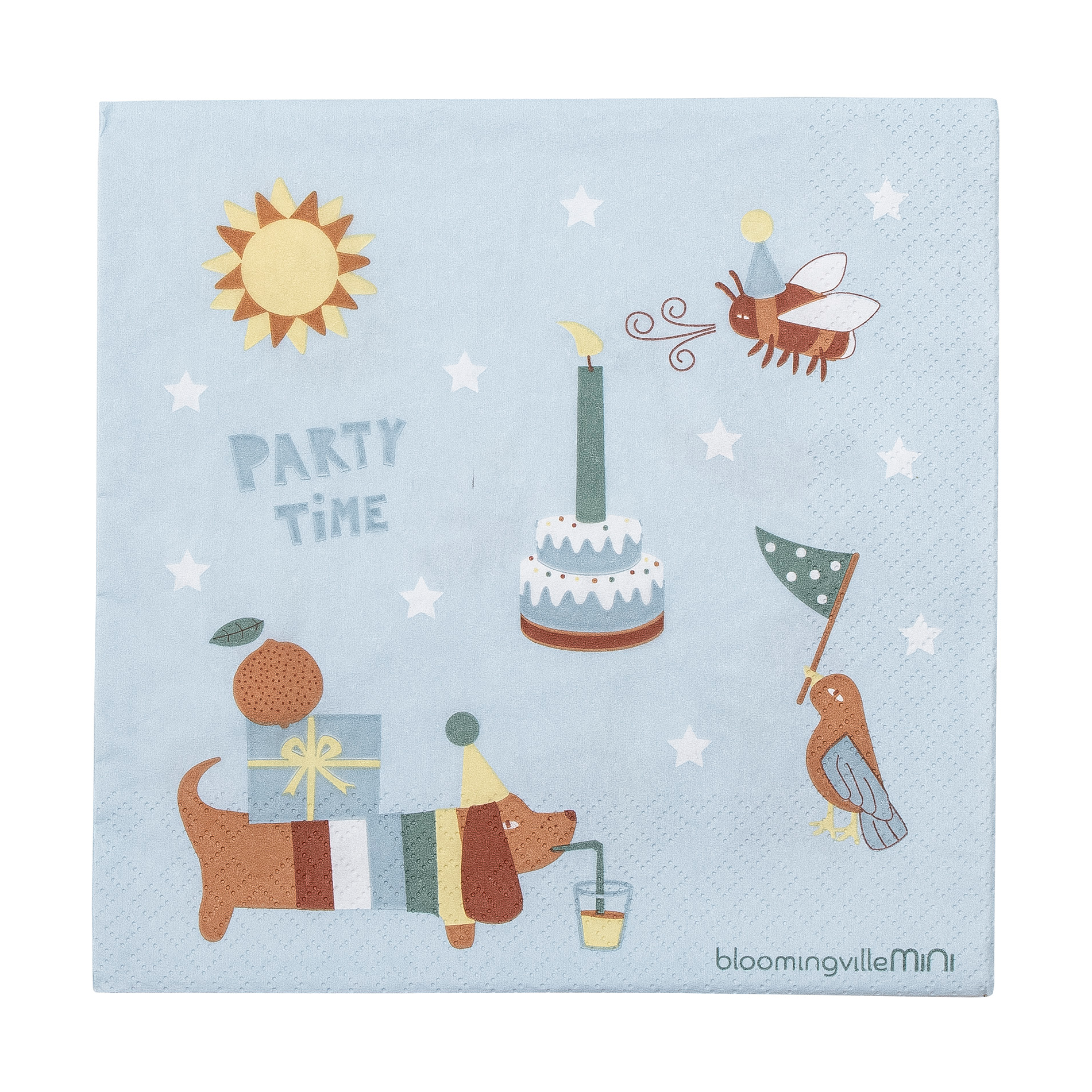 20 Servilletas Charlie 33x33 cm Blue