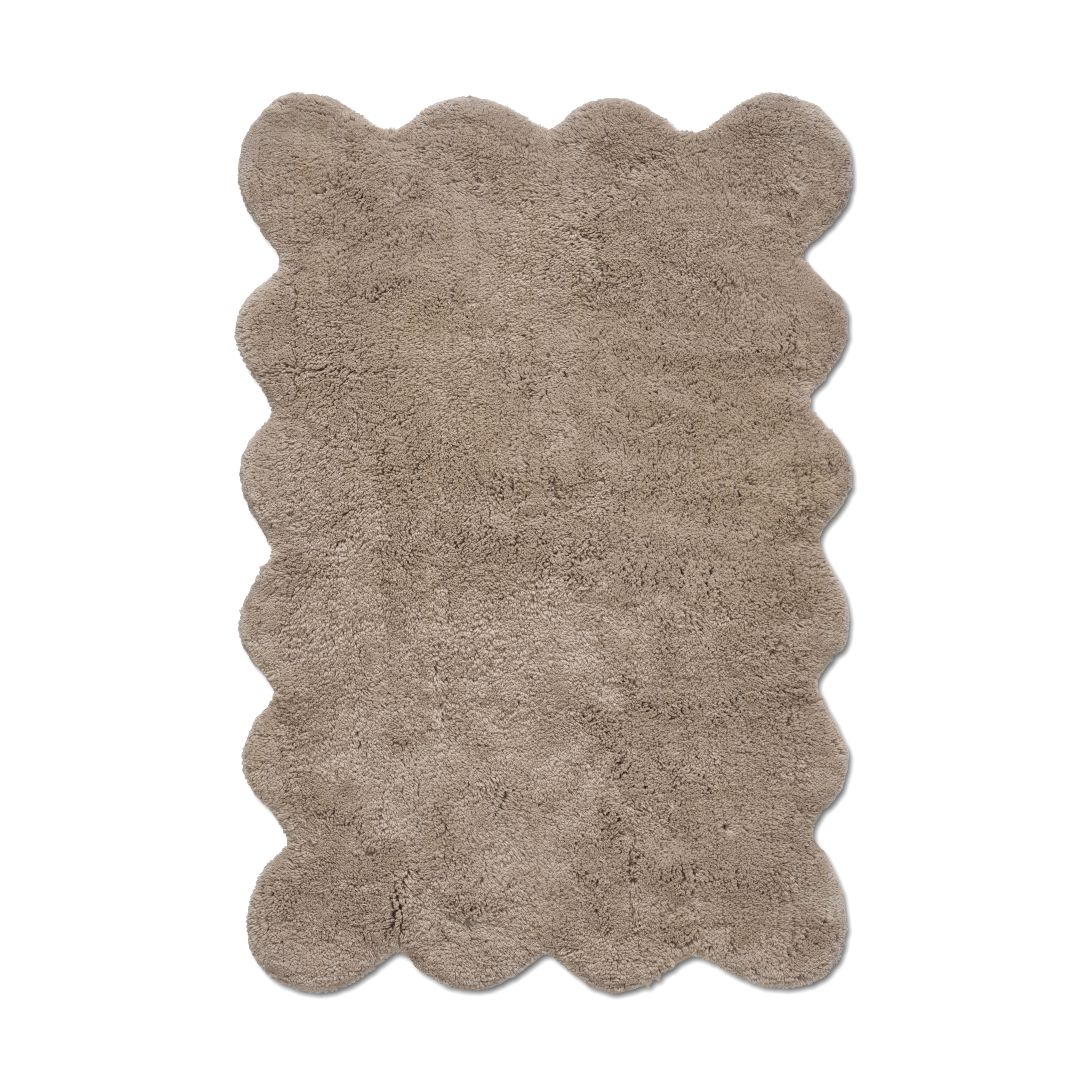 Alfombra de baño Clam 60x90 cm Beige