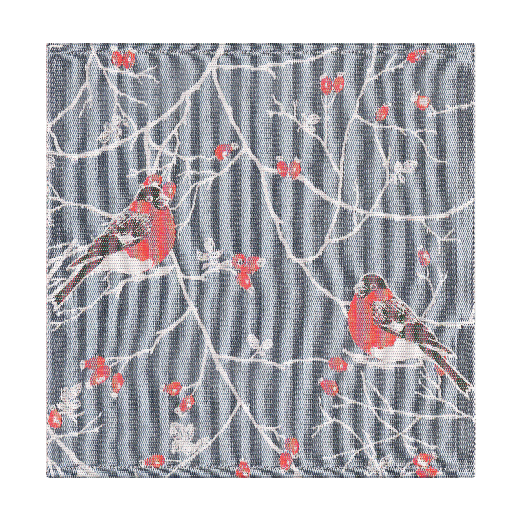Servilleta Frostkvist 35x35 cm Gris-rojo