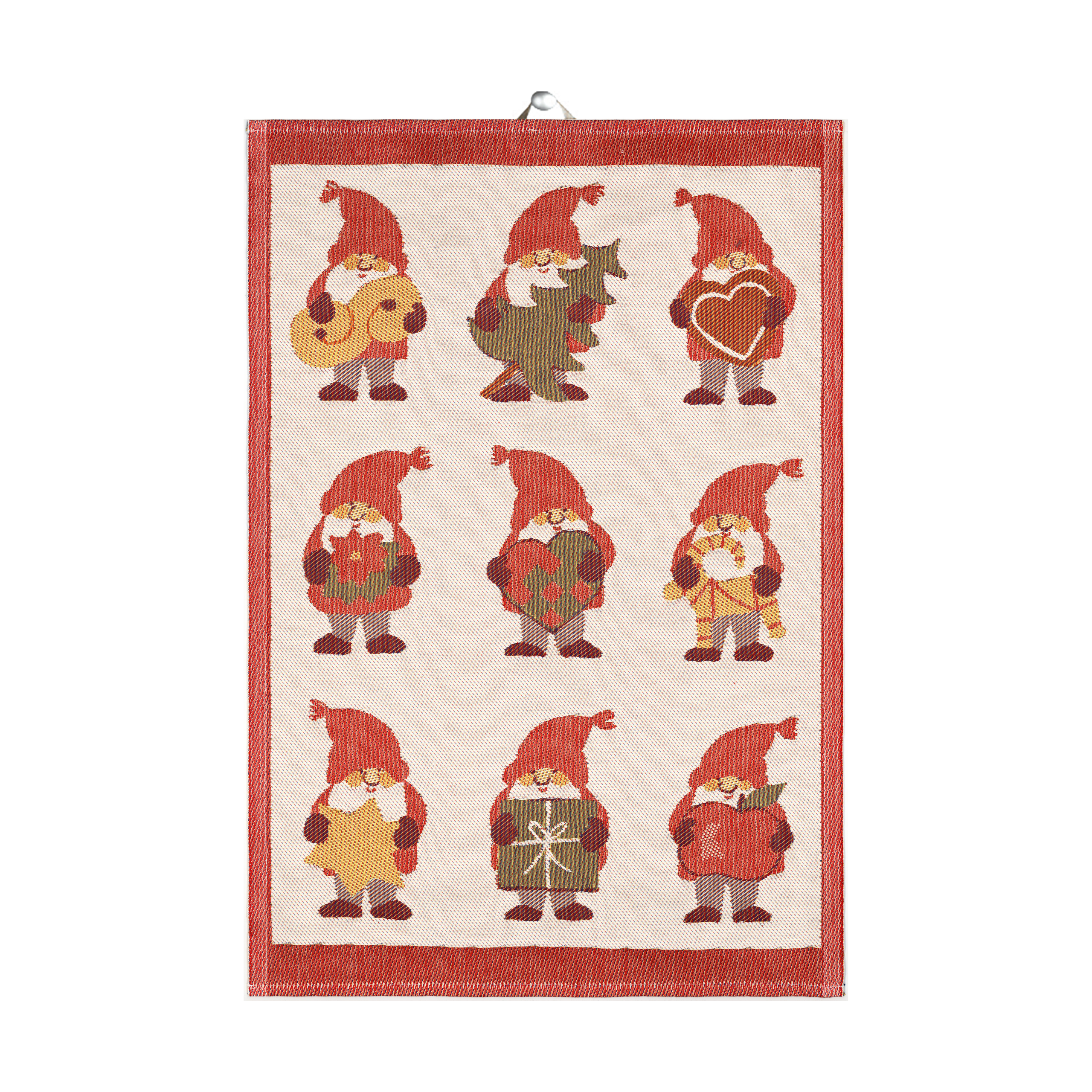 Paño de cocina Tomtemys 35x50 cm Rojo