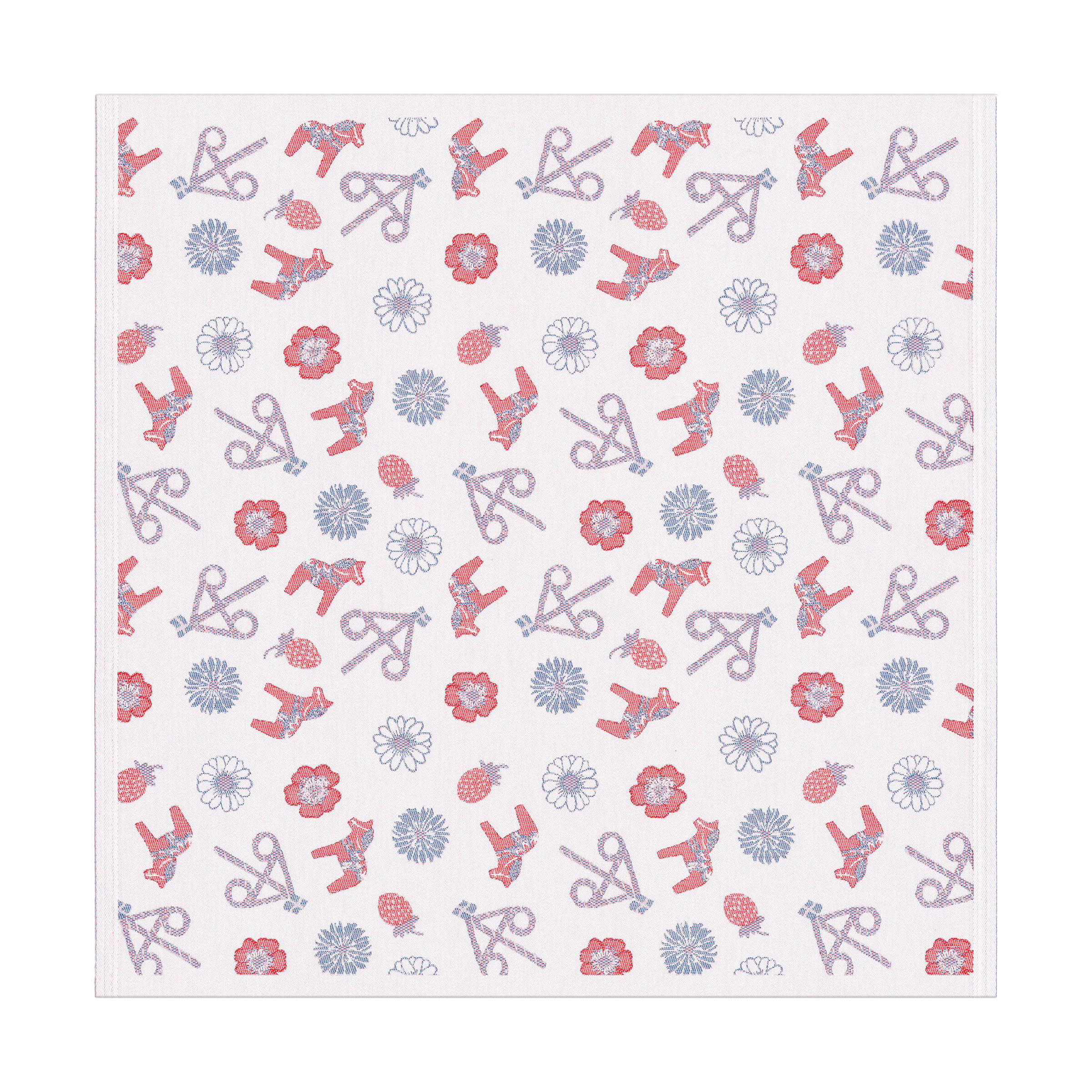 Mantel Dalasommar 75x75 cm Azul