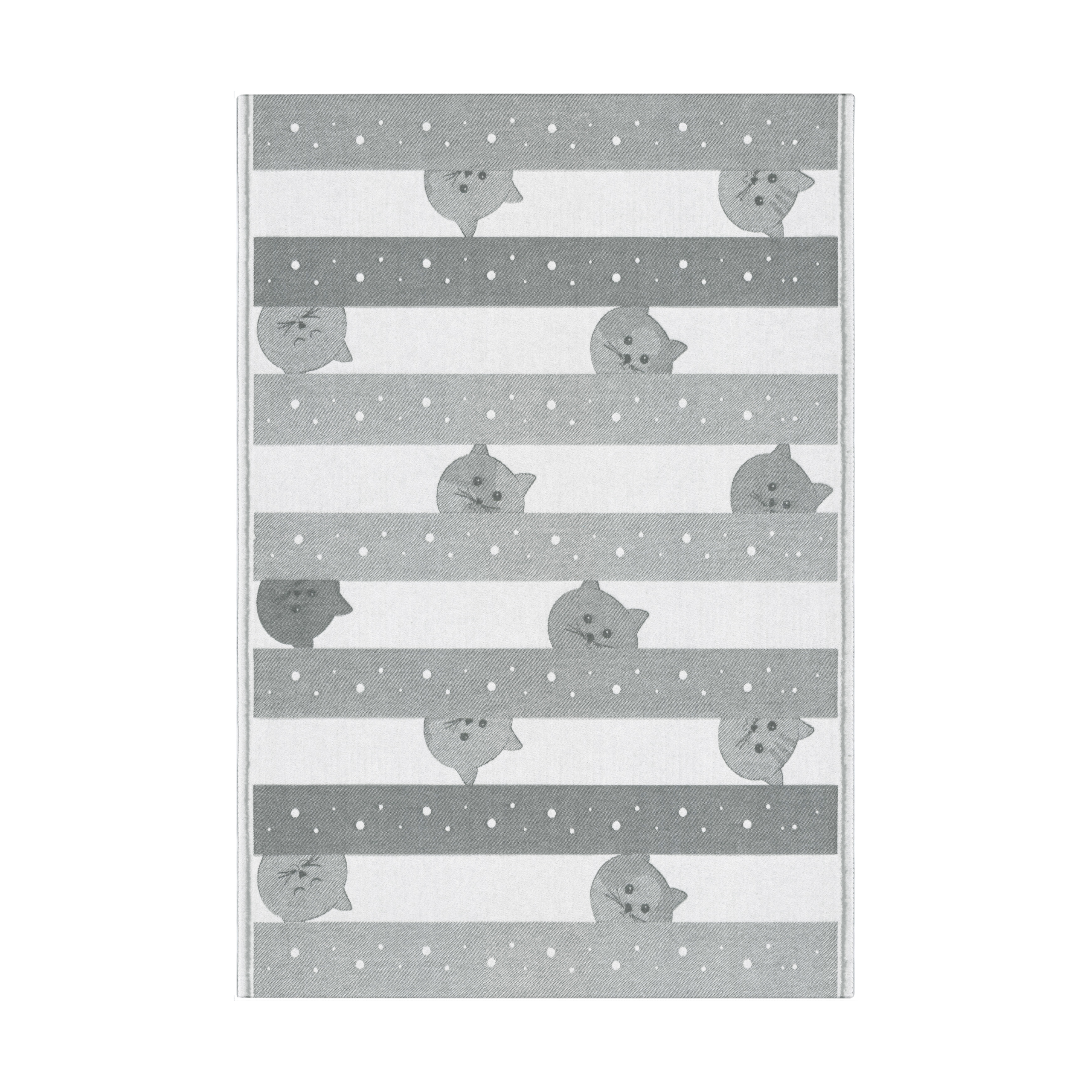 Manta infantil Peekaboo 72x105 cm Gris