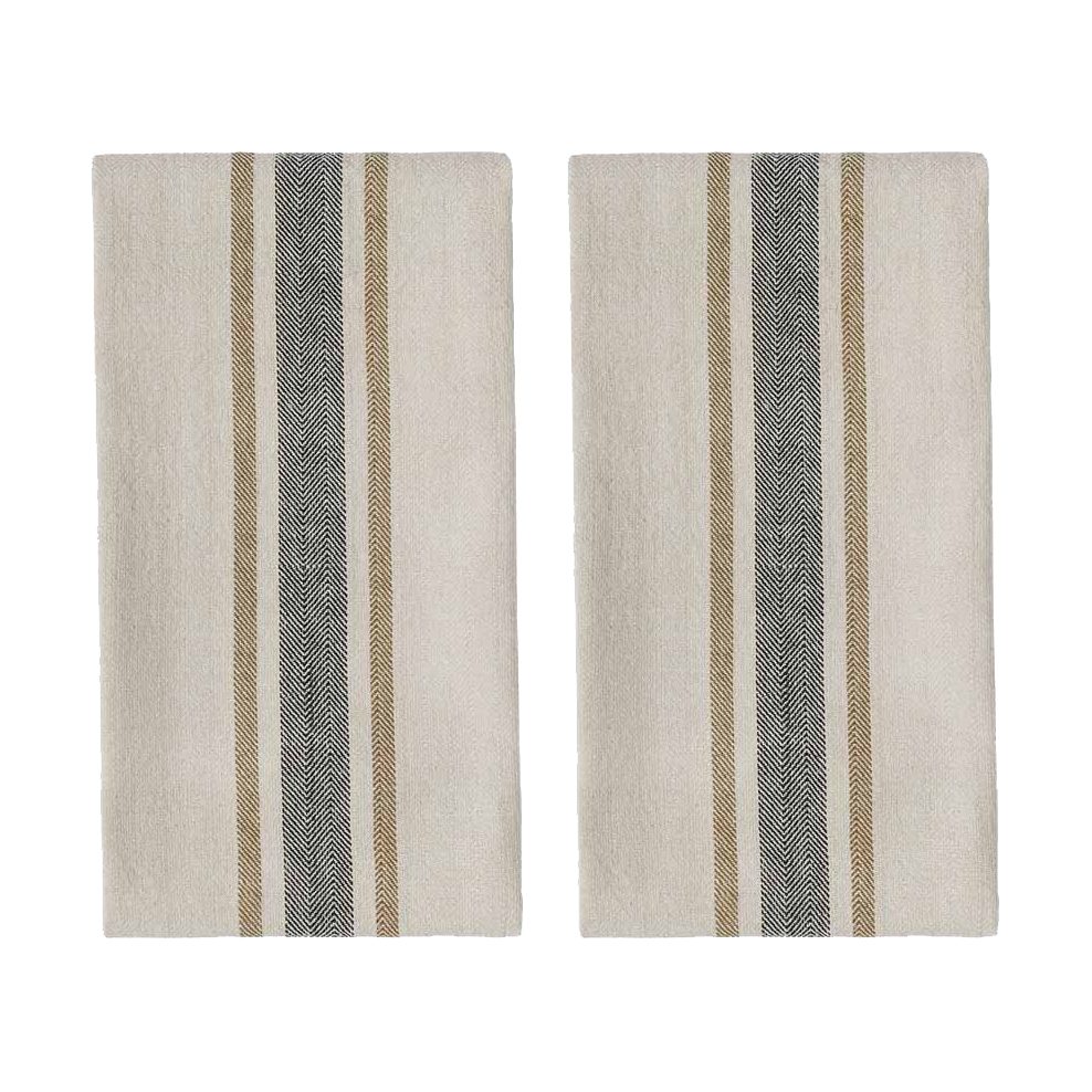 2 Paños de cocina Linu Black