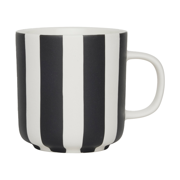 Taza Toppu Black-white