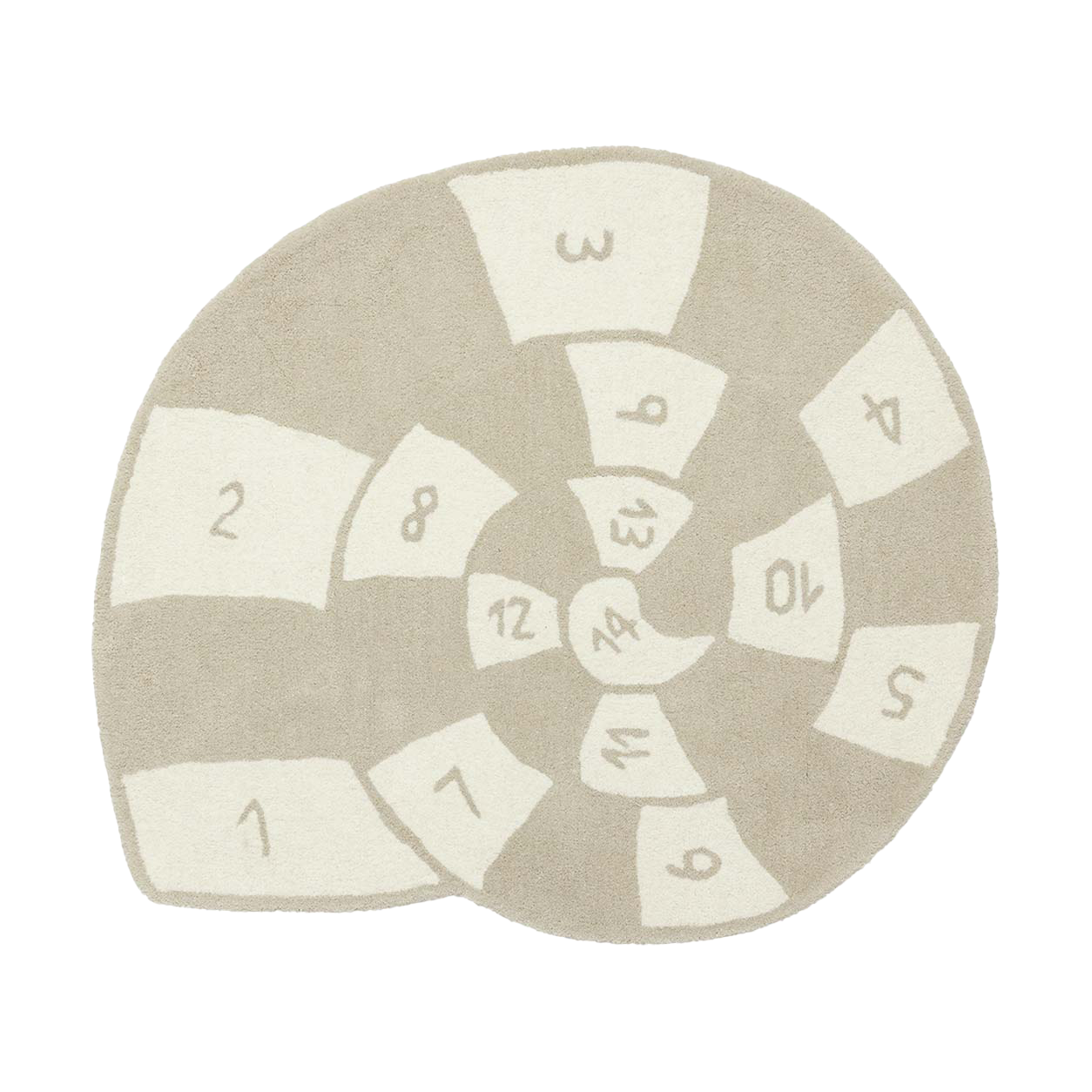 Alfombra Nautilus Clay-offwhite