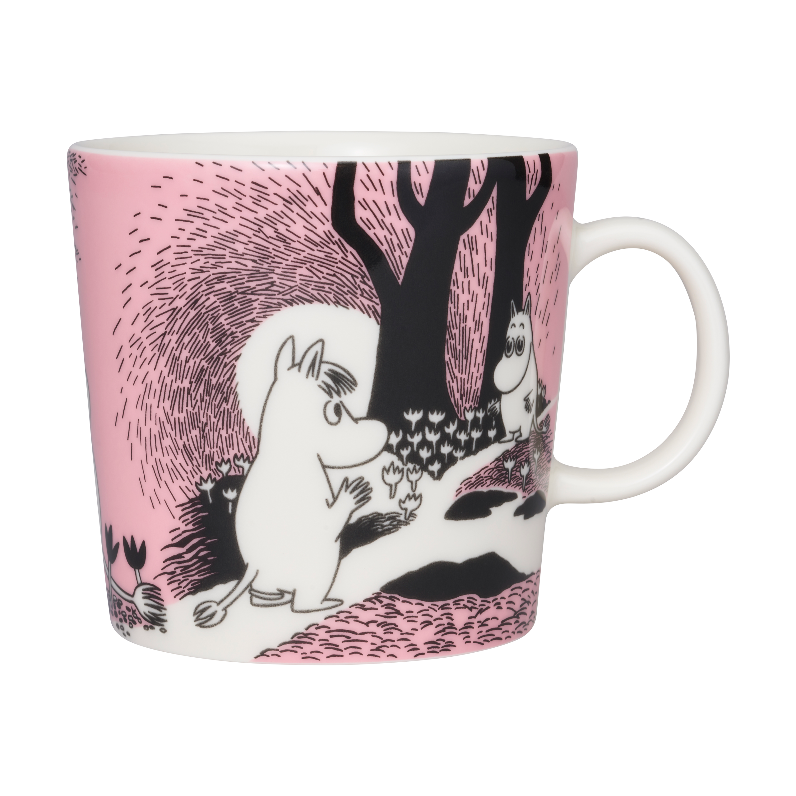 Taza Mumin Amor 40 cl Rosa
