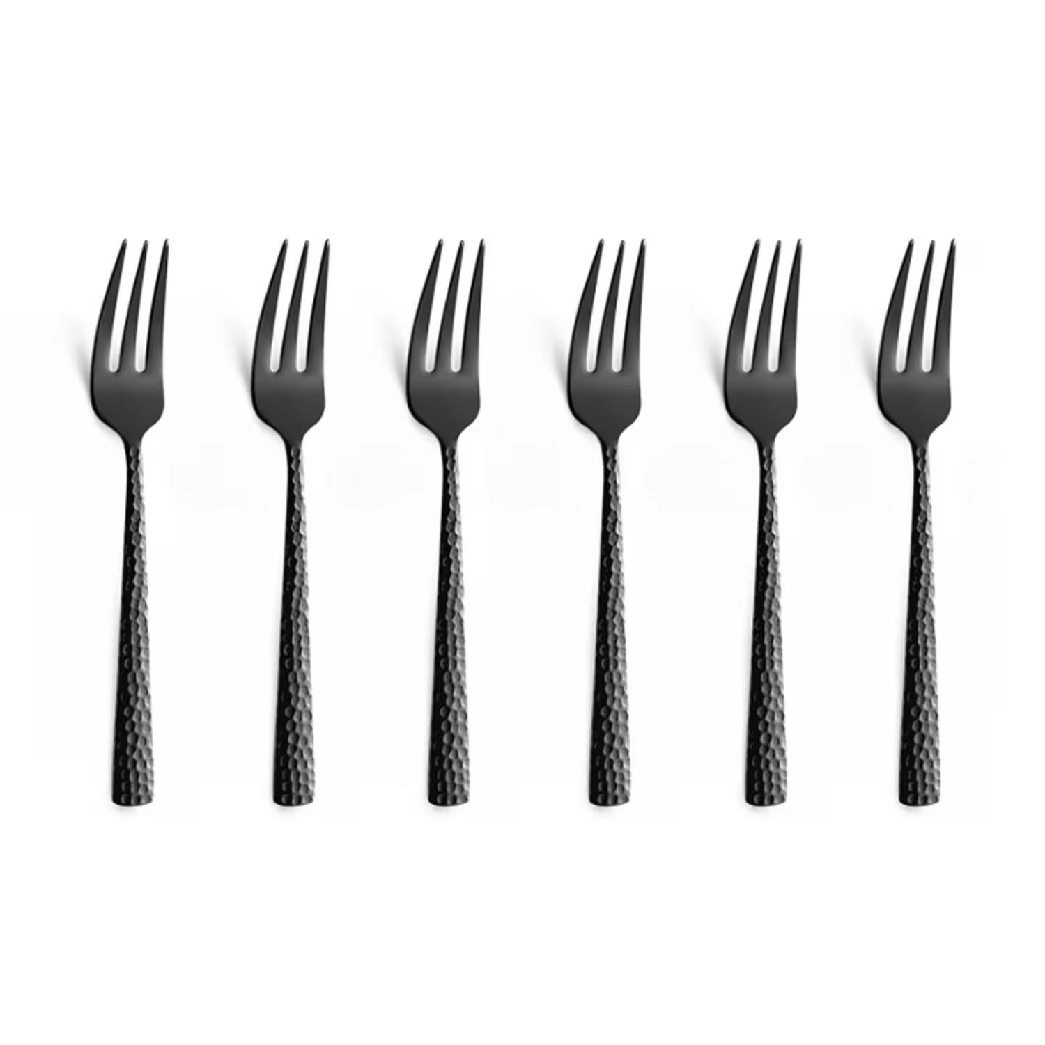 Tenedores de postre Felicity 15,6 cm 6-pack Negro