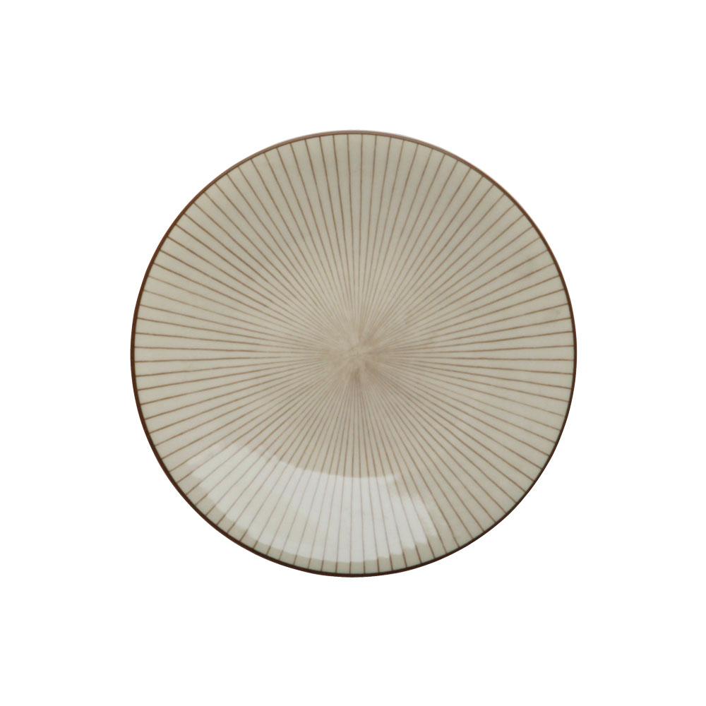Avet Plato Postre Radial Stoneware 20,5 cm (6 Unidades)
