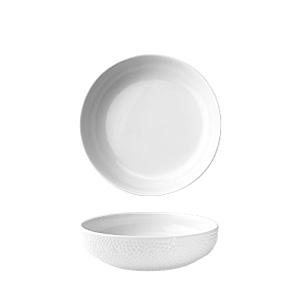 SUMMA Martello Bol H - Plato de porcelana blanco, 20 cm de diámetro (6 Unidades)