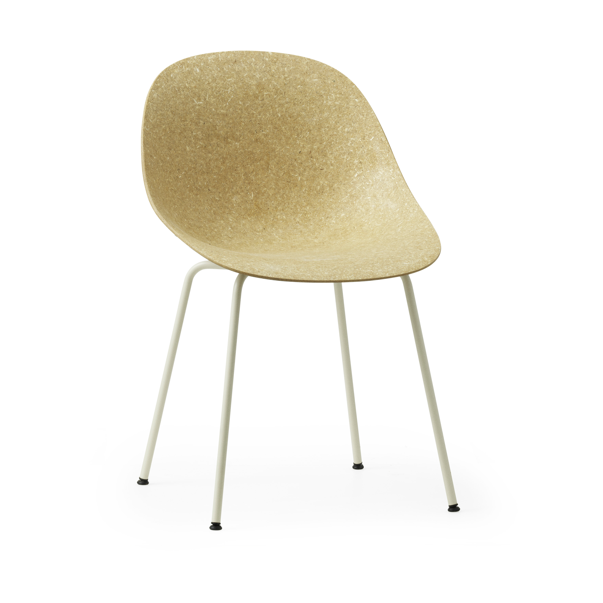 Silla Mat Chair Hemp-cream steel
