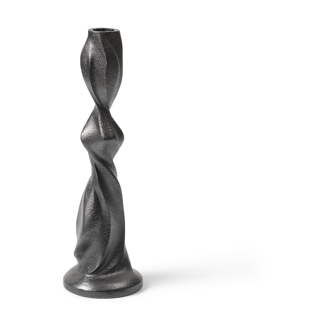 Candelabro Gale 25 cm Blackened Aluminium