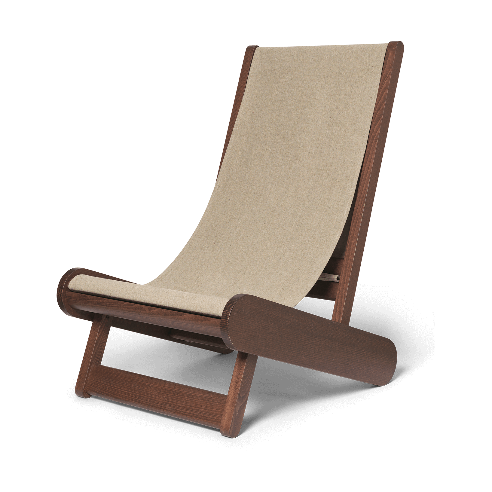 Sillón Hemi Dark stained, natural