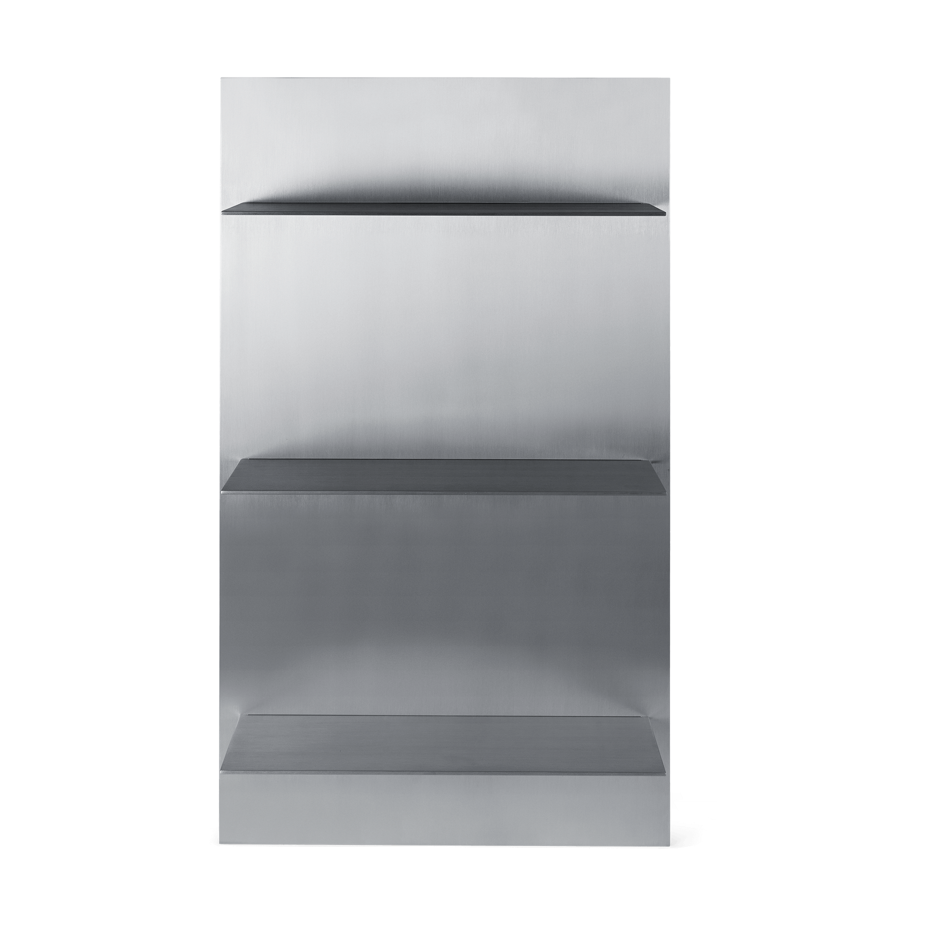 Estantería de pared Lager triple 55x100 cm Aluminium