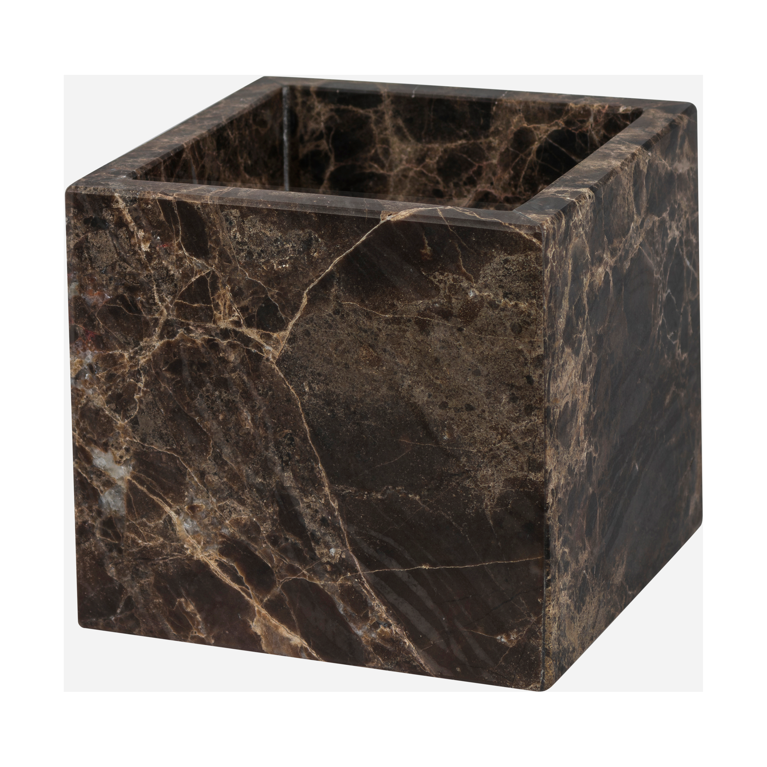 Cubo Marble 8,5x8,5 cm Brown