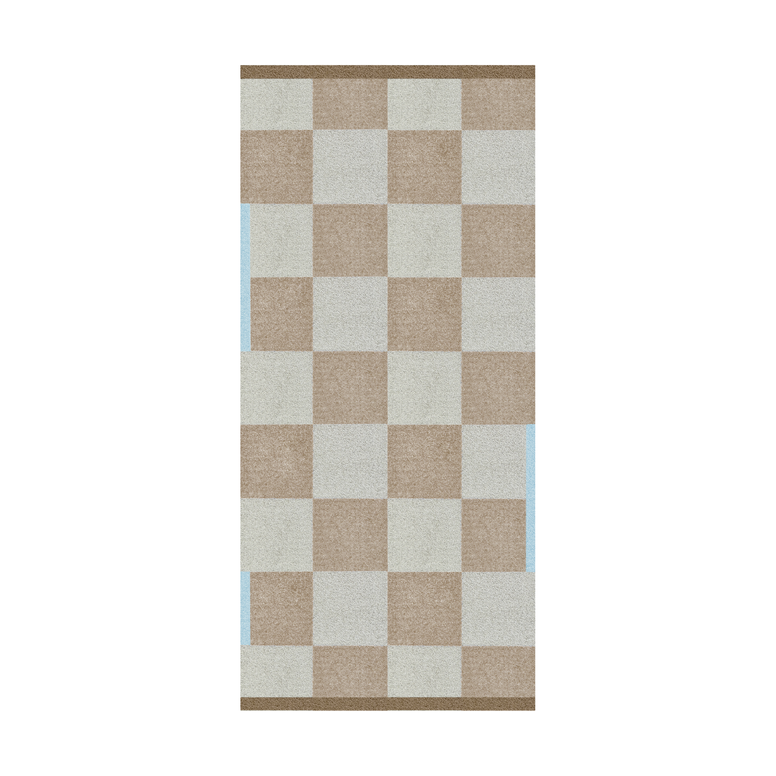 Alfombra de pasillo Square all-round Camel, 70x150 cm