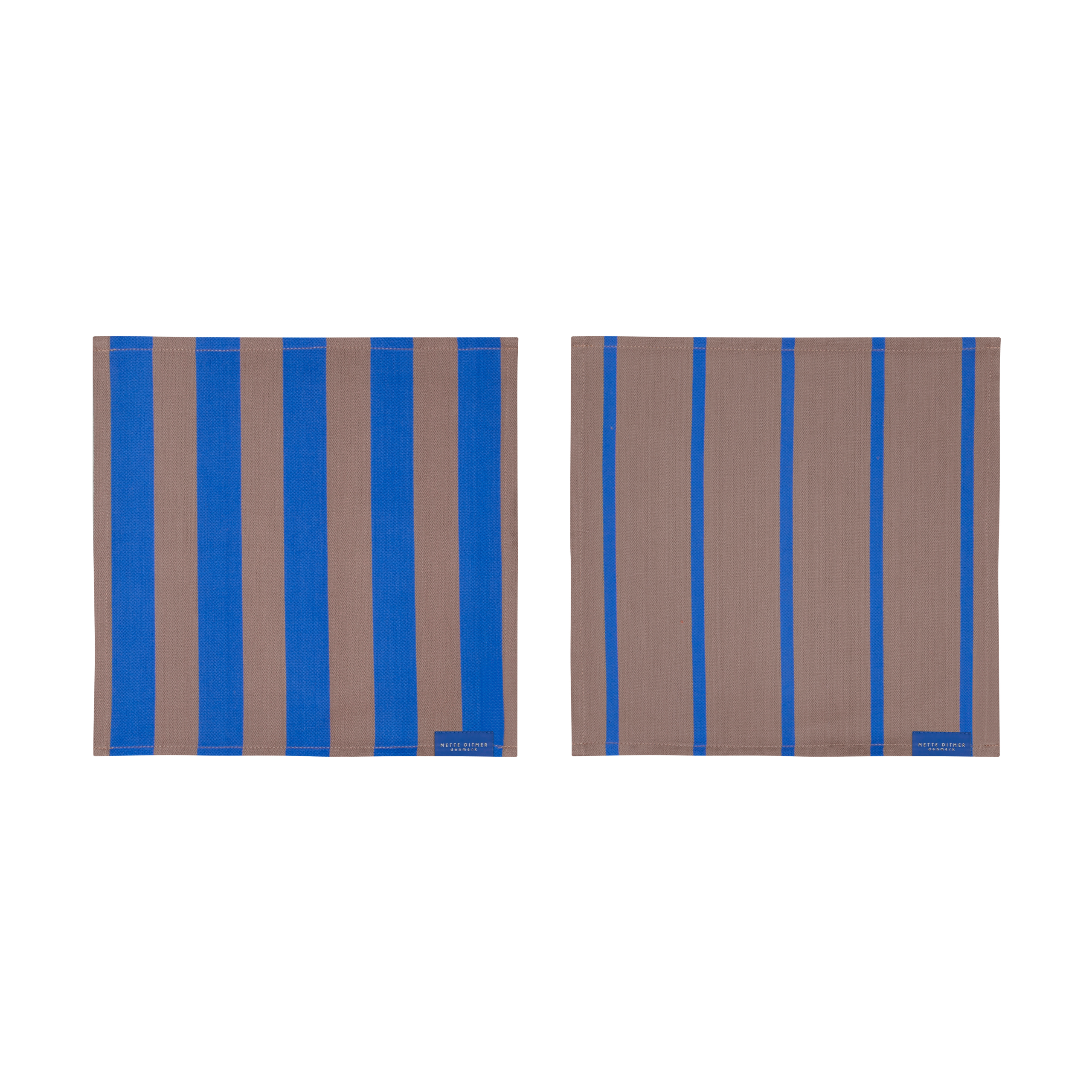 2 Bayetas de cocina Stripes 33x33 cm Blush