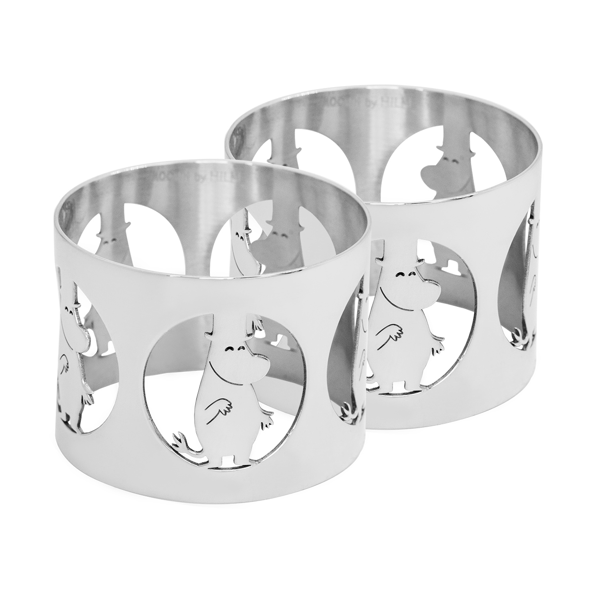 2 Anillos servilleteros Hilke X Mumins papá Moomin Latón