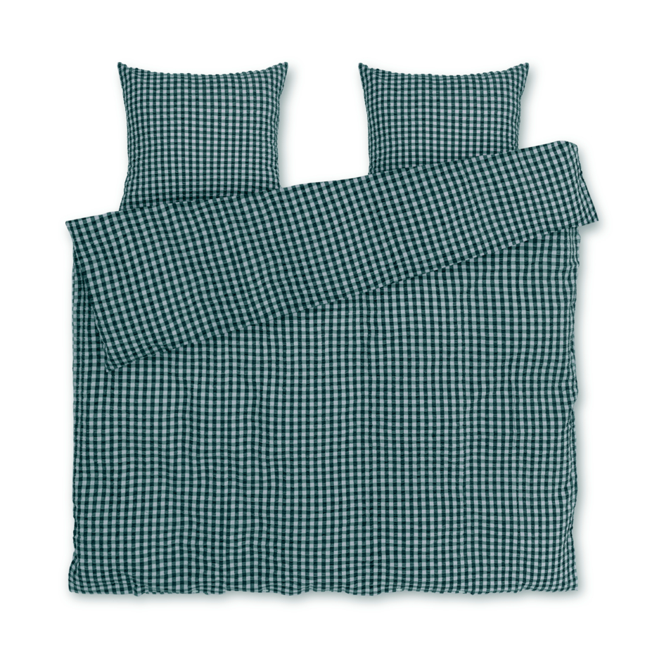 Juego de funda nórdica Bæk&Bølge 200x220 cm Verde-azul claro