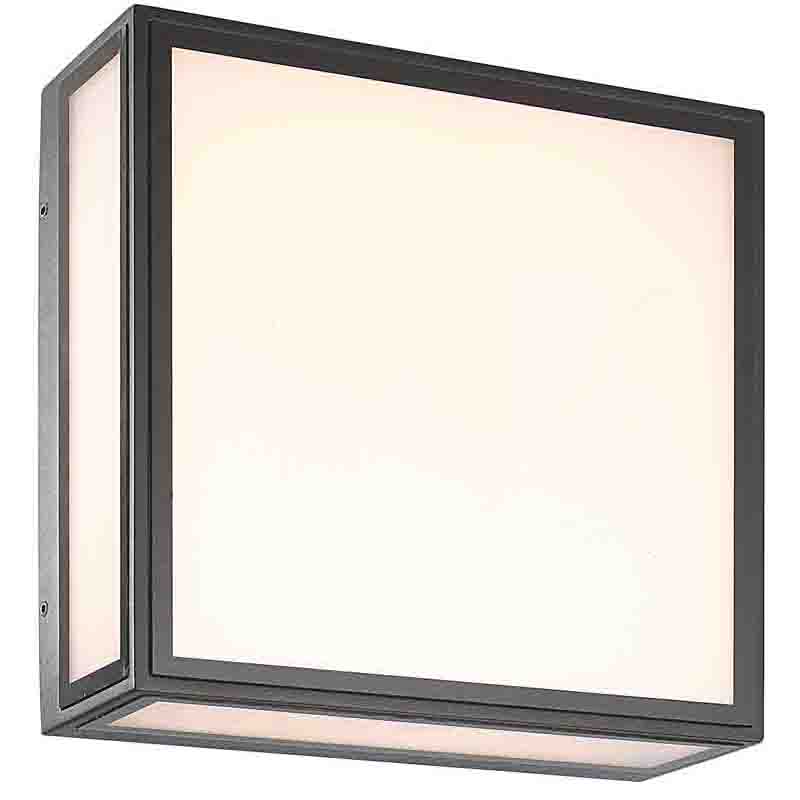 Mantra Bachelor Plafón/Aplique exterior LED  IP65 gris oscuro 7055
