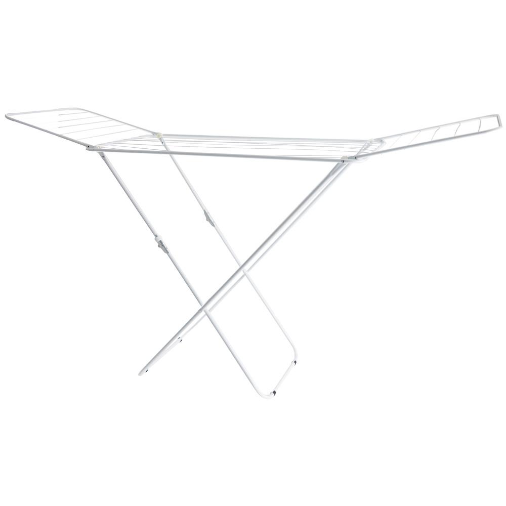 Day Tendedero Plegable Con Alas 180X55 cm, Altura 106 cm, Blanco, Función Seguridad Niños