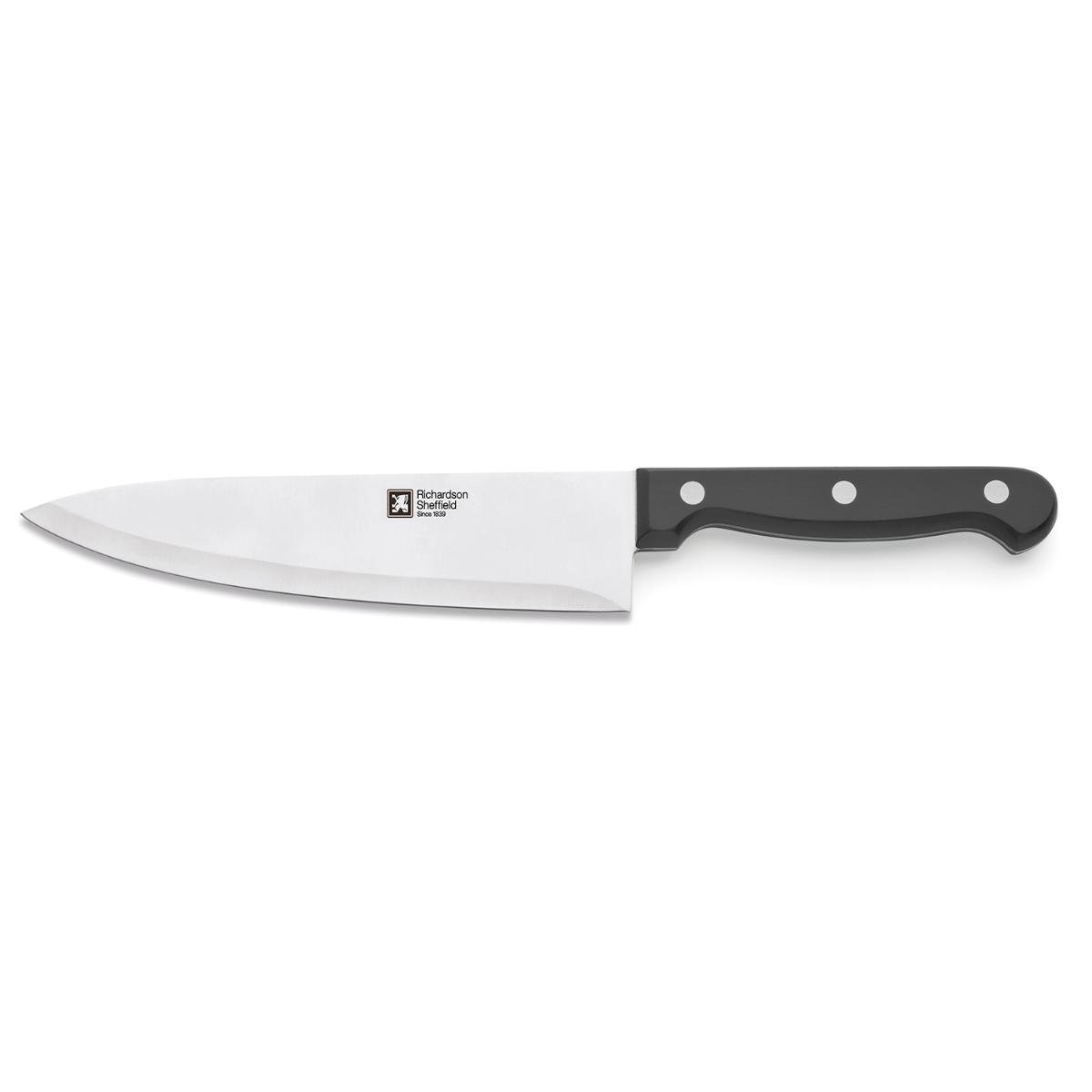 Richardson Sheffield Cuchillo de Cocina Artisan Acero Inoxidable 17,5 cm, Mango ergonómico, Hoja de espiga completa, 15 años garantía