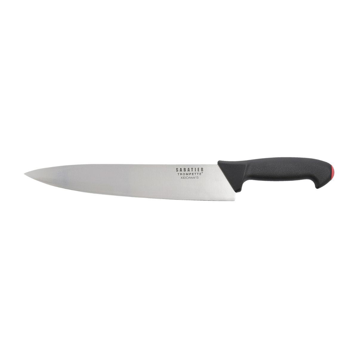 Sabatier Pro Tech Cuchillo Chef de Acero Mate 30 cm - Extra-afilado, Mango ergonómico, Apto lavavajillas, Garantía 25 años