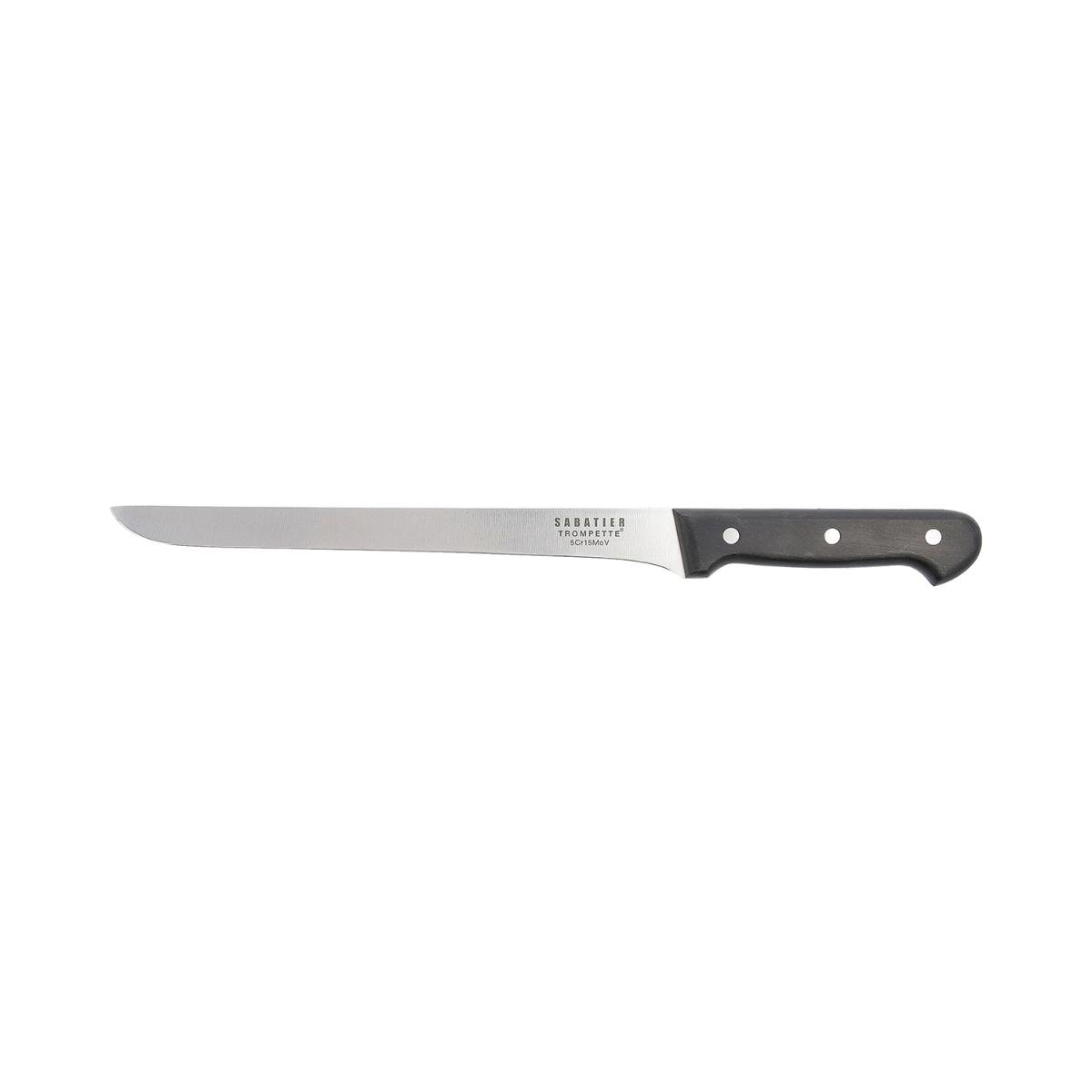 Sabatier Cuchillo Jamonero Salmón Universal 25 cm Acero Inoxidable Mov, Mango Ergonómico, Extra Afilado