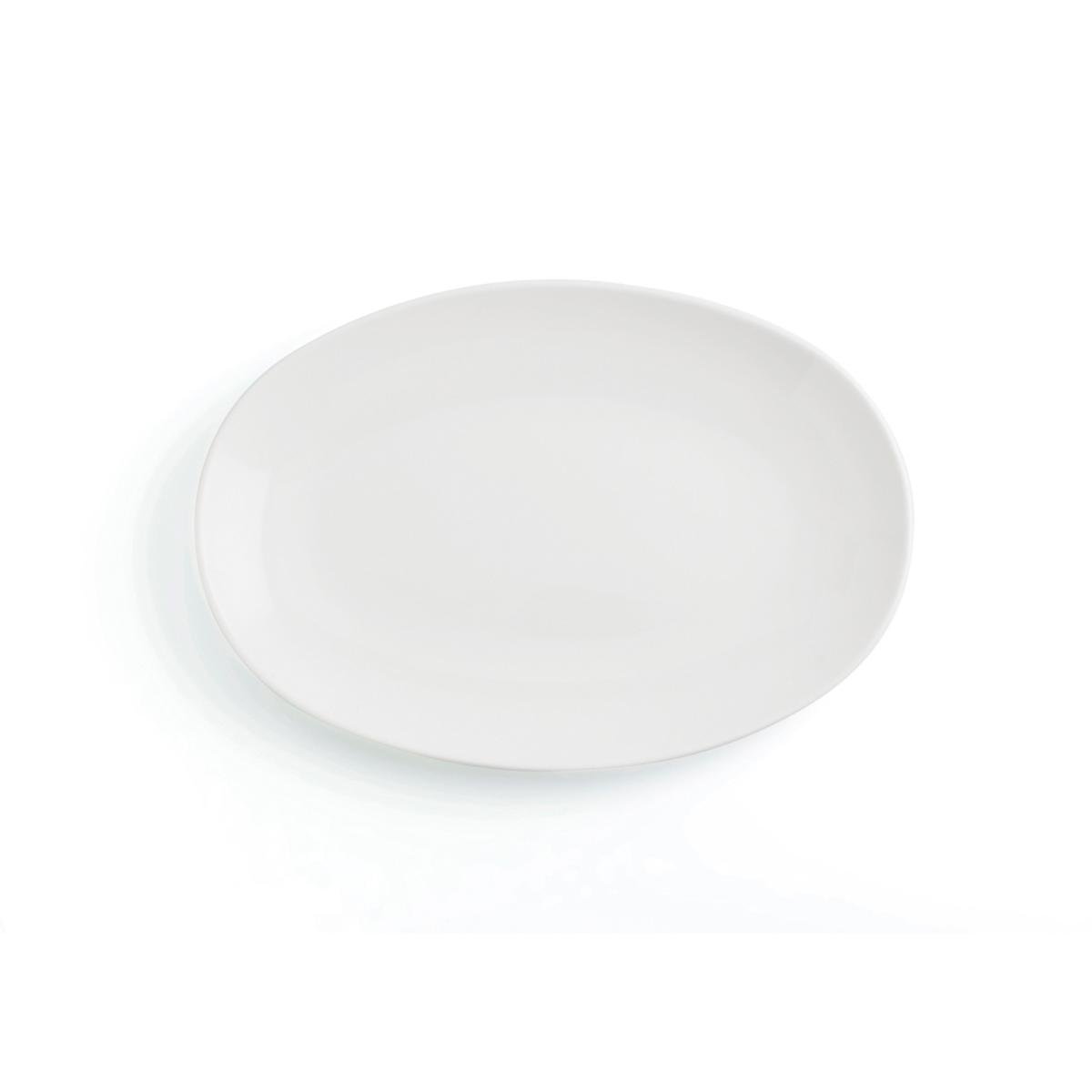 Ariane Fuente Oval Vital Coupe Porcelana Blanca 32 cm - Reforzada Profesional, Apilable, Horno, Microondas, Lavavajillas