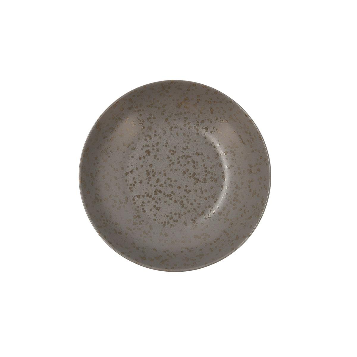 Ariane Plato Hondo Porcelana Oxide 21 cm Gris Profesional Reforzado - Apto Lavavajillas, Microondas, Horno, Apilable