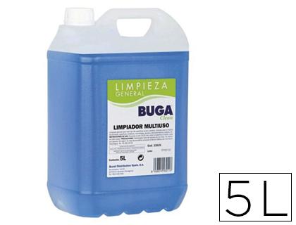 Buga Limpiador Multiusos Profesional Bugaclean 5 Litros - Desengrasa, Abrillanta y Elimina Suciedad de Superficies
