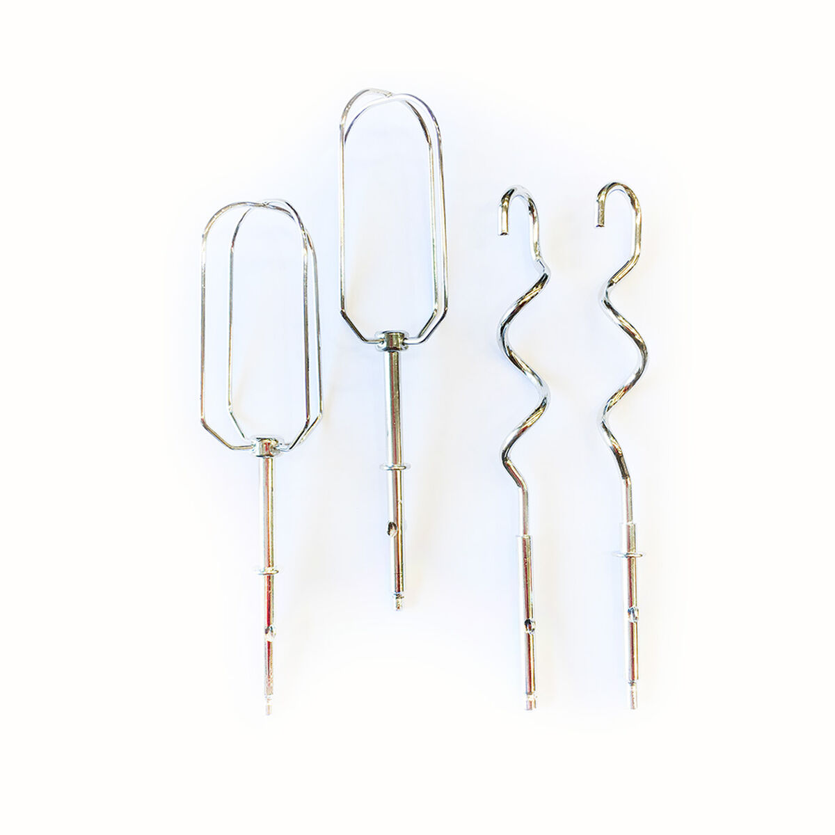 Edm Juego de varillas para amasador modelo 07679, acero cromado, recambio amasadora