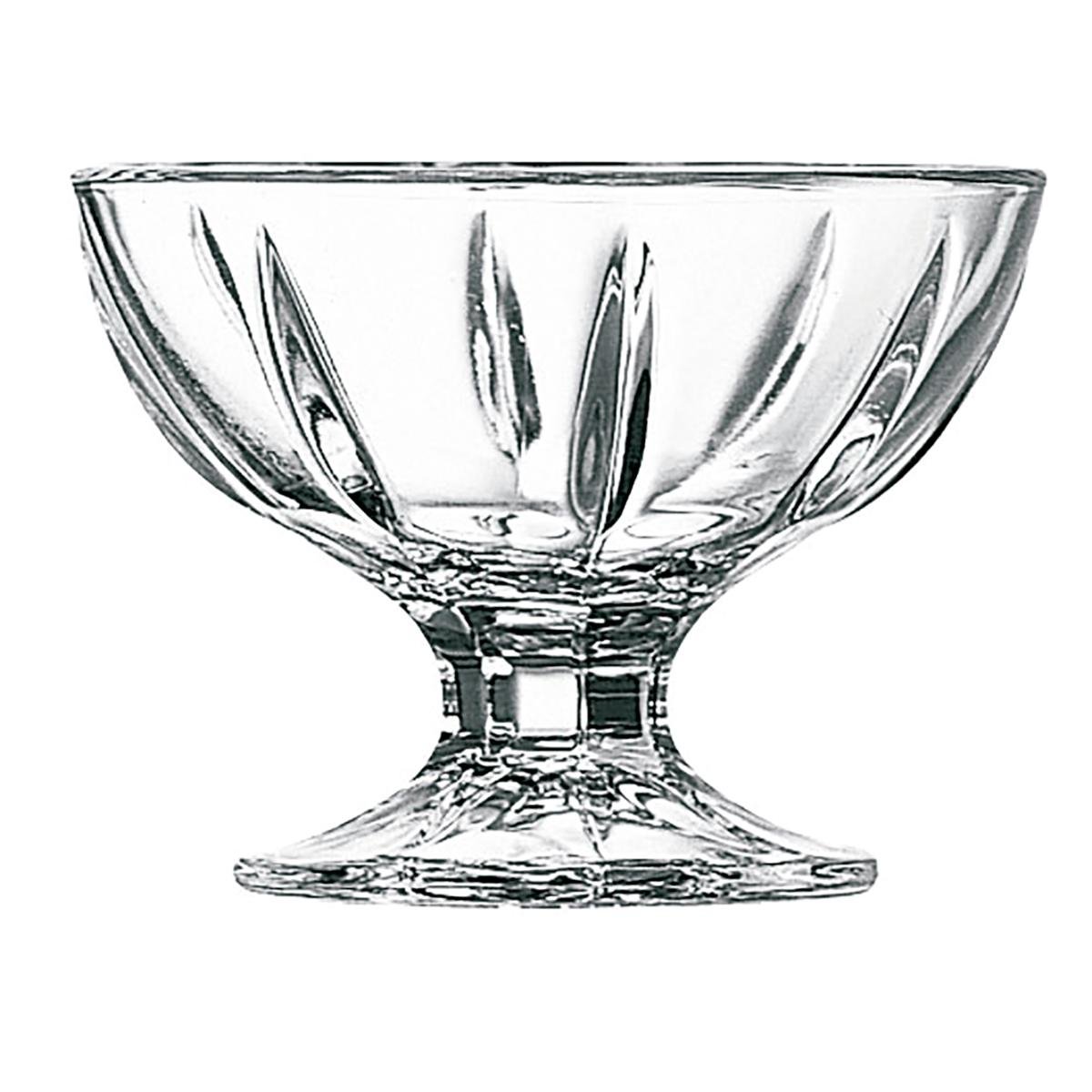 Arcoroc Copas Helado Vidrio Seychelles 20 cL - Set de 6 Unidades - Transparente - Apto Lavavajillas - Fabricado en Francia