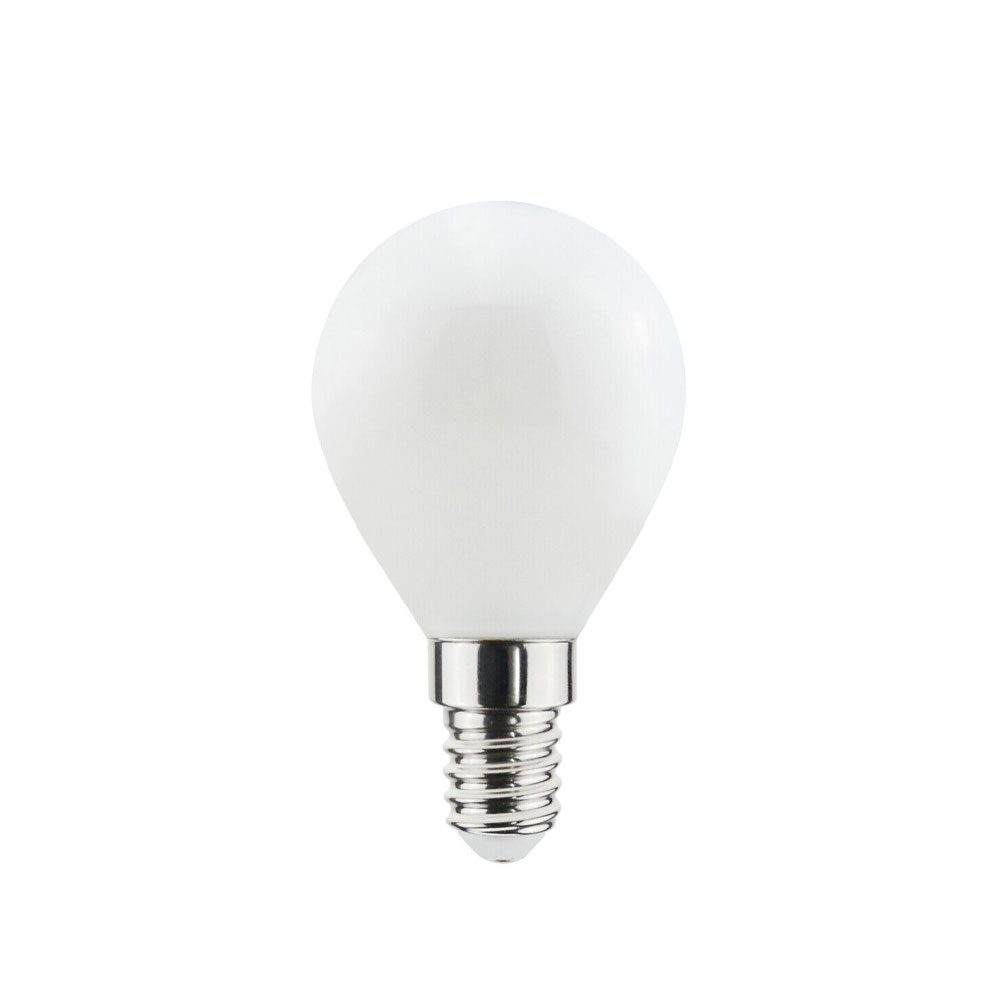 Bombilla Airam Filament LED-klot E14 opal, p45, dimbar