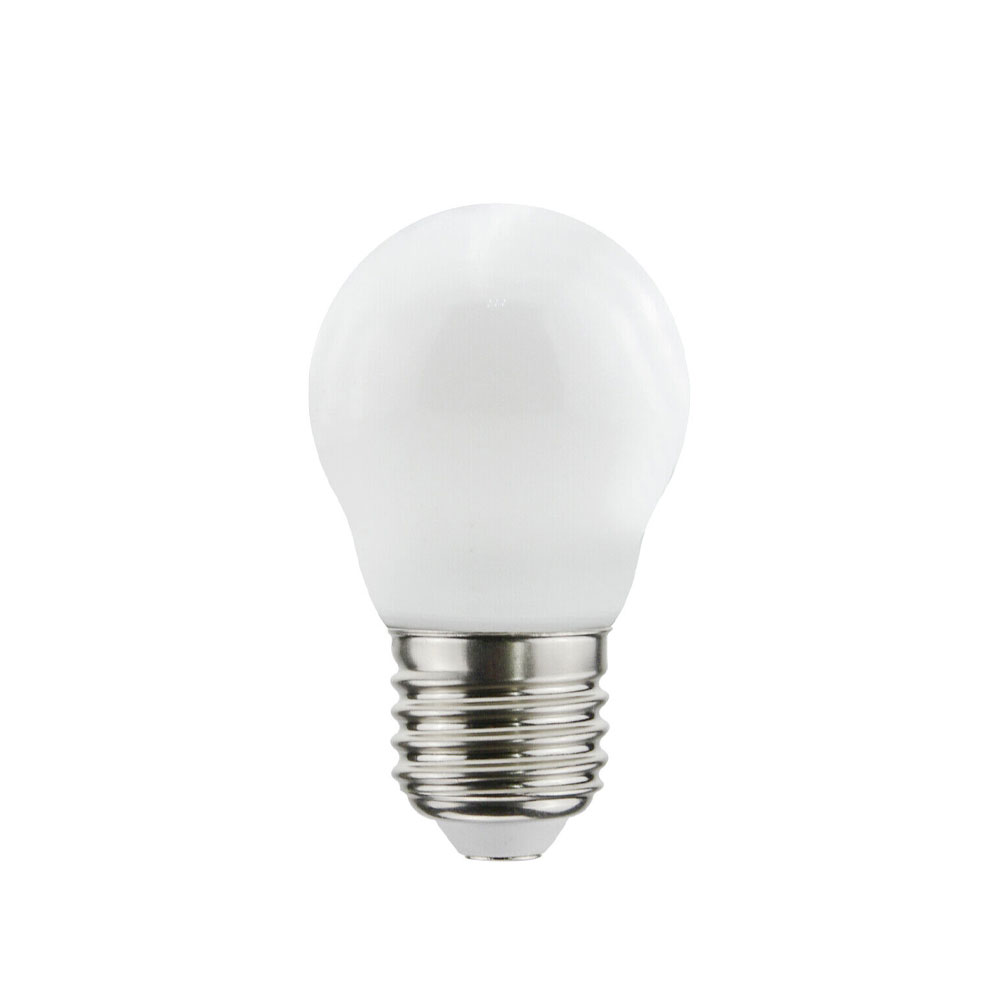Bombilla Airam Filament LED dim to warm-klot E27 opal, p45 e27, 5w