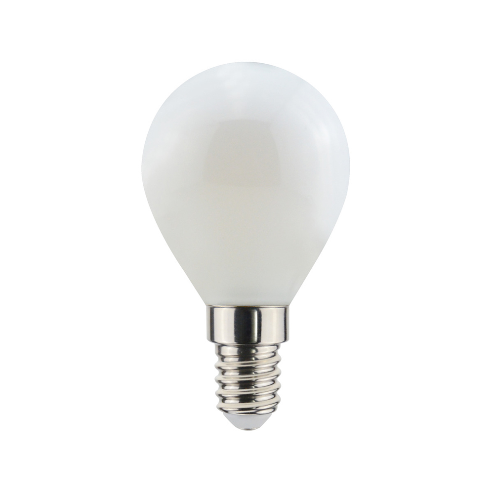 Bombilla de filamento LED Airam, fuente de luz en forma de bola opal, no regulable e14, 3w
