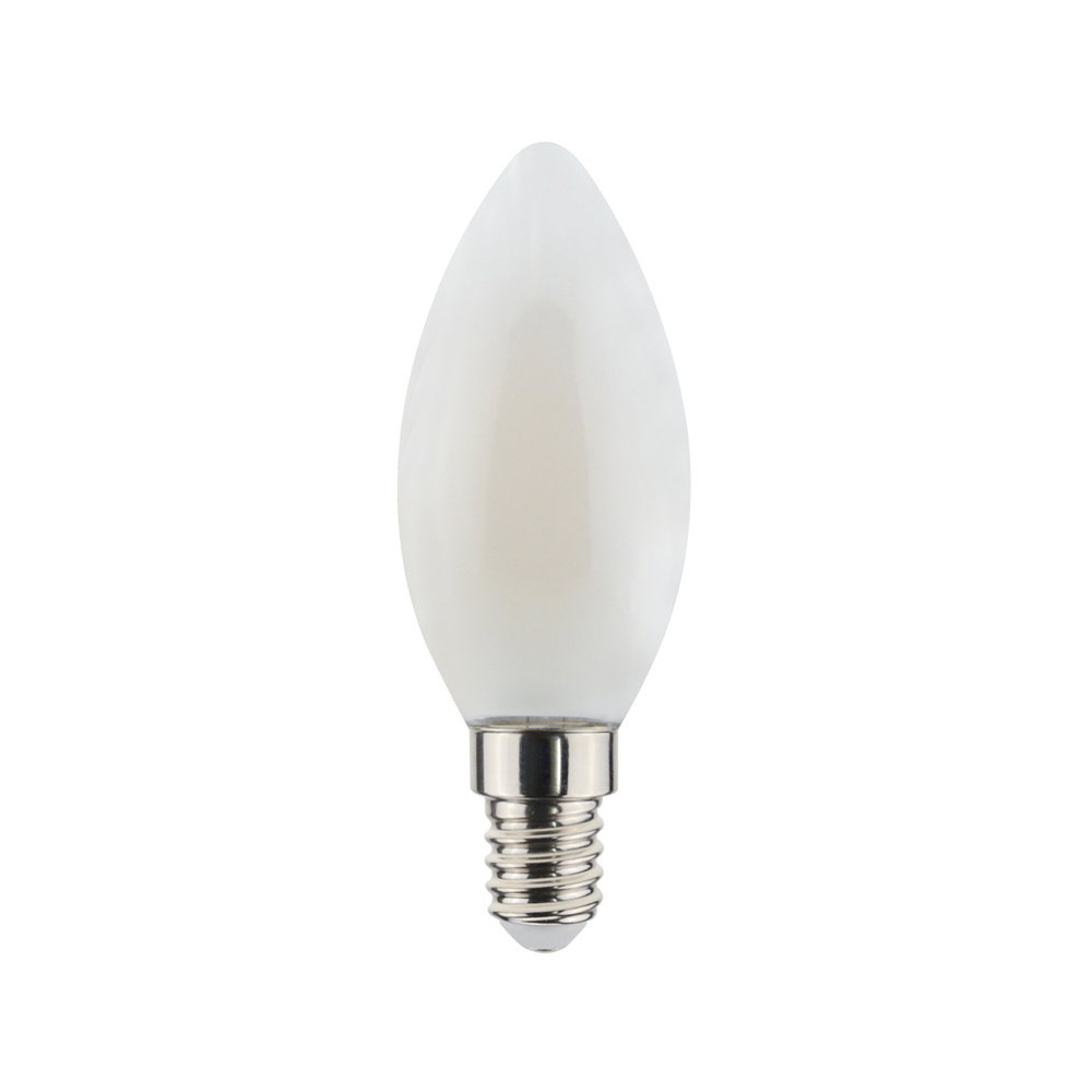 Bombilla de filamento LED Airam C37 Opal, regulable e14, 5w