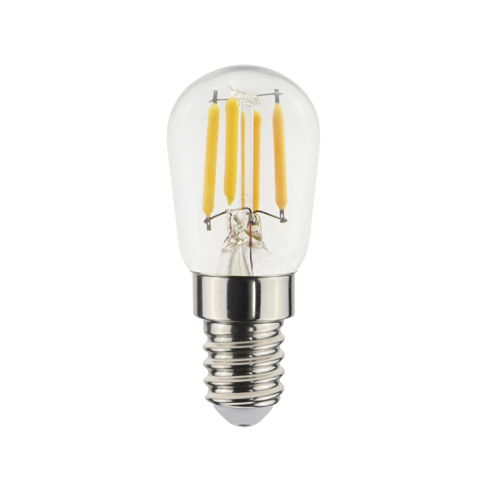 Bombilla LED de filamento Airam, tipo pera, E14, fuente de luz Claro, regulable, 4-filamento