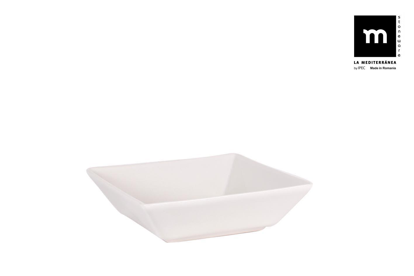 La Mediterranea Bol Ivory Brillo Elite 18x18 cm (24 Unidades)