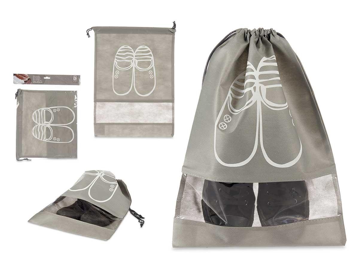Arte Regal Bolsa Zapatero Gris 36x43x1.5 cm (36 Unidades)