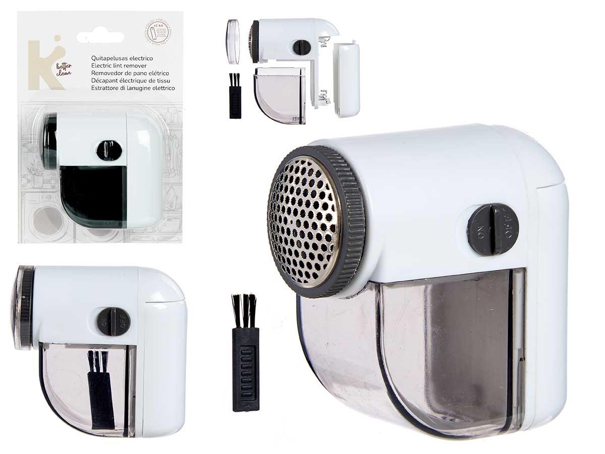 Arte Regal Quitapelusas Eléctrico de Plástico Transparente y Blanco con 8000 rpm, 8 x 7.5 x 4 cm (36 Unidades)