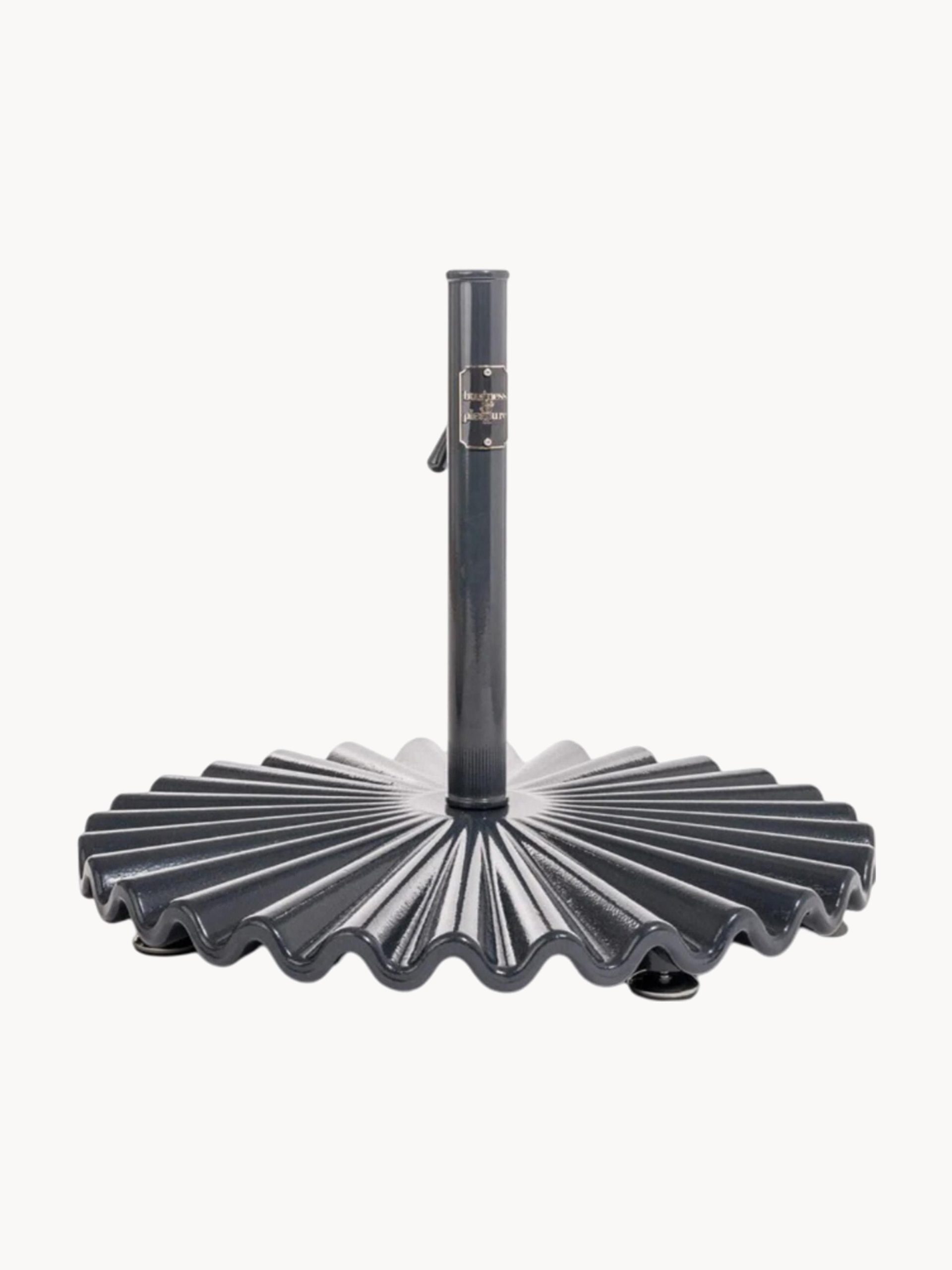 Base de sombrilla redonda grande Clamshell