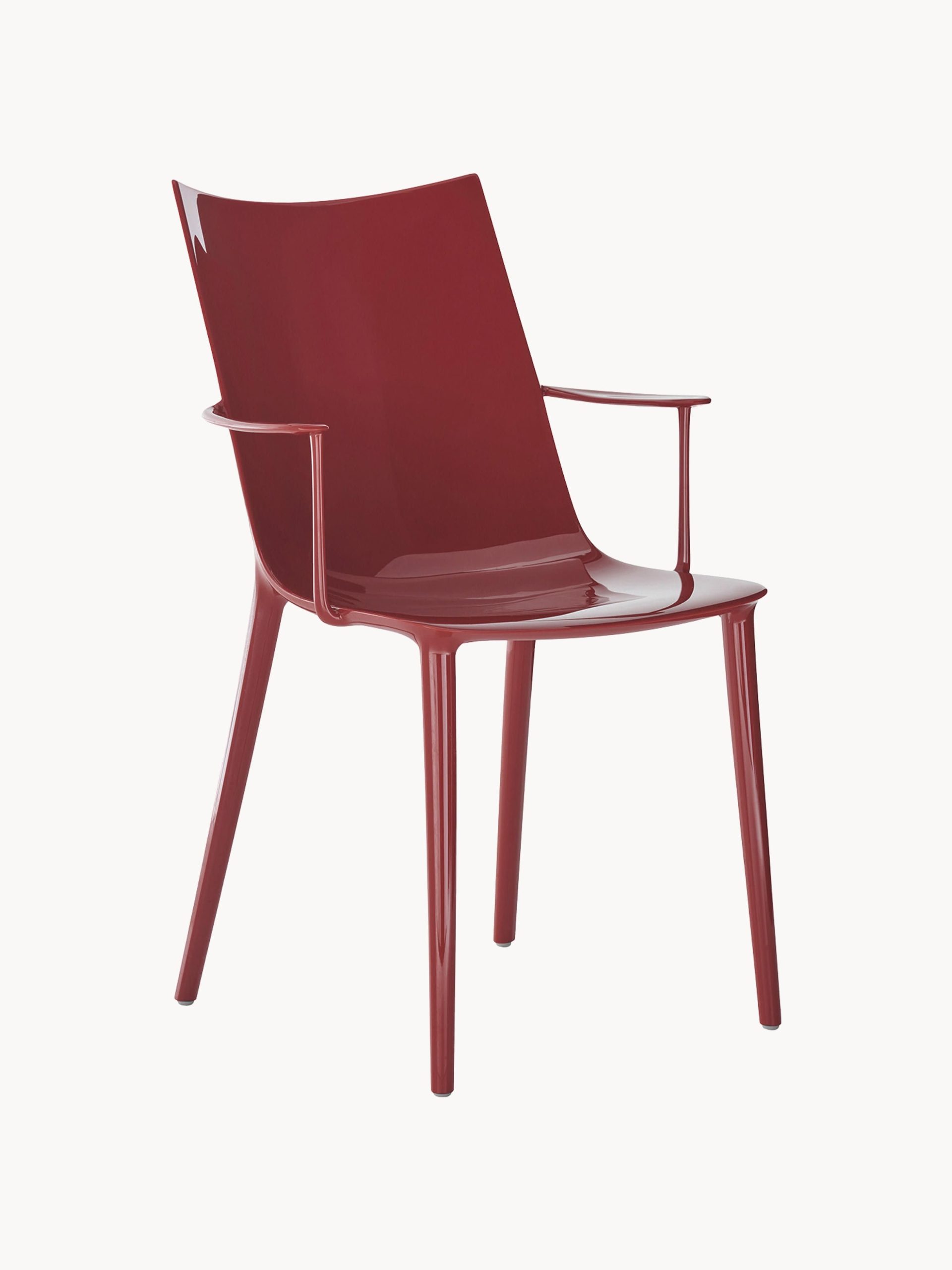 Silla de plástico con reposabrazos H.H.H.