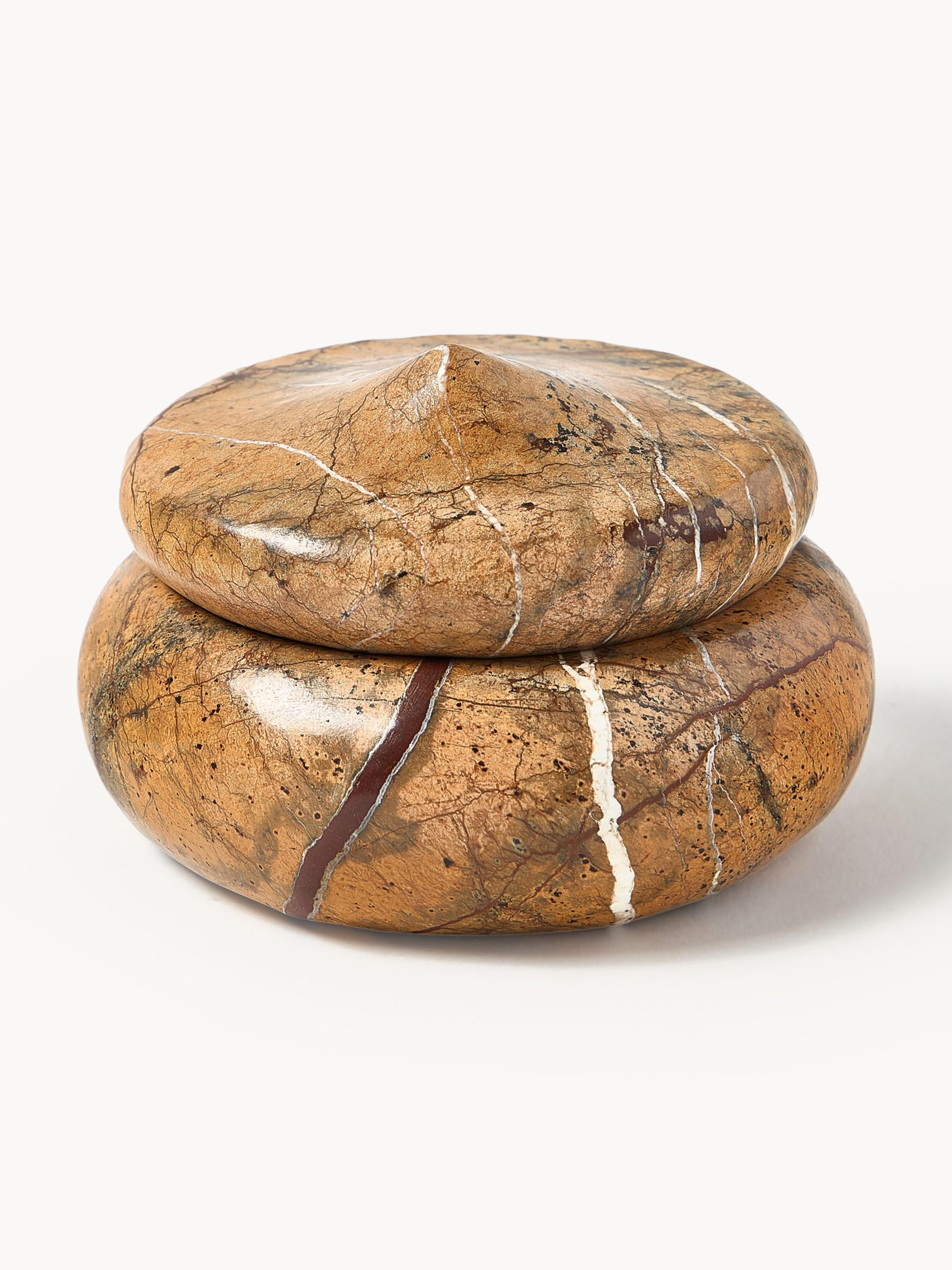 Joyero de mármol con tapa Meringue