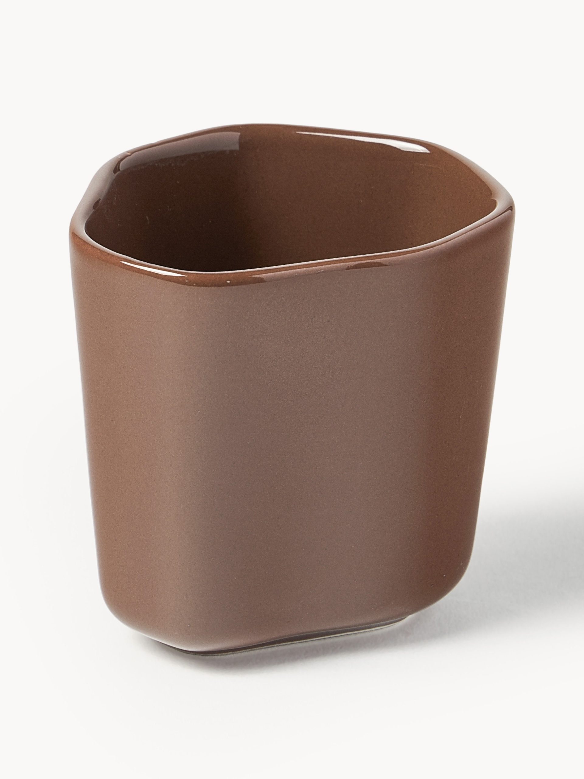 Tazas de café espresso de porcelana con forma orgánica Joana, 4 uds.