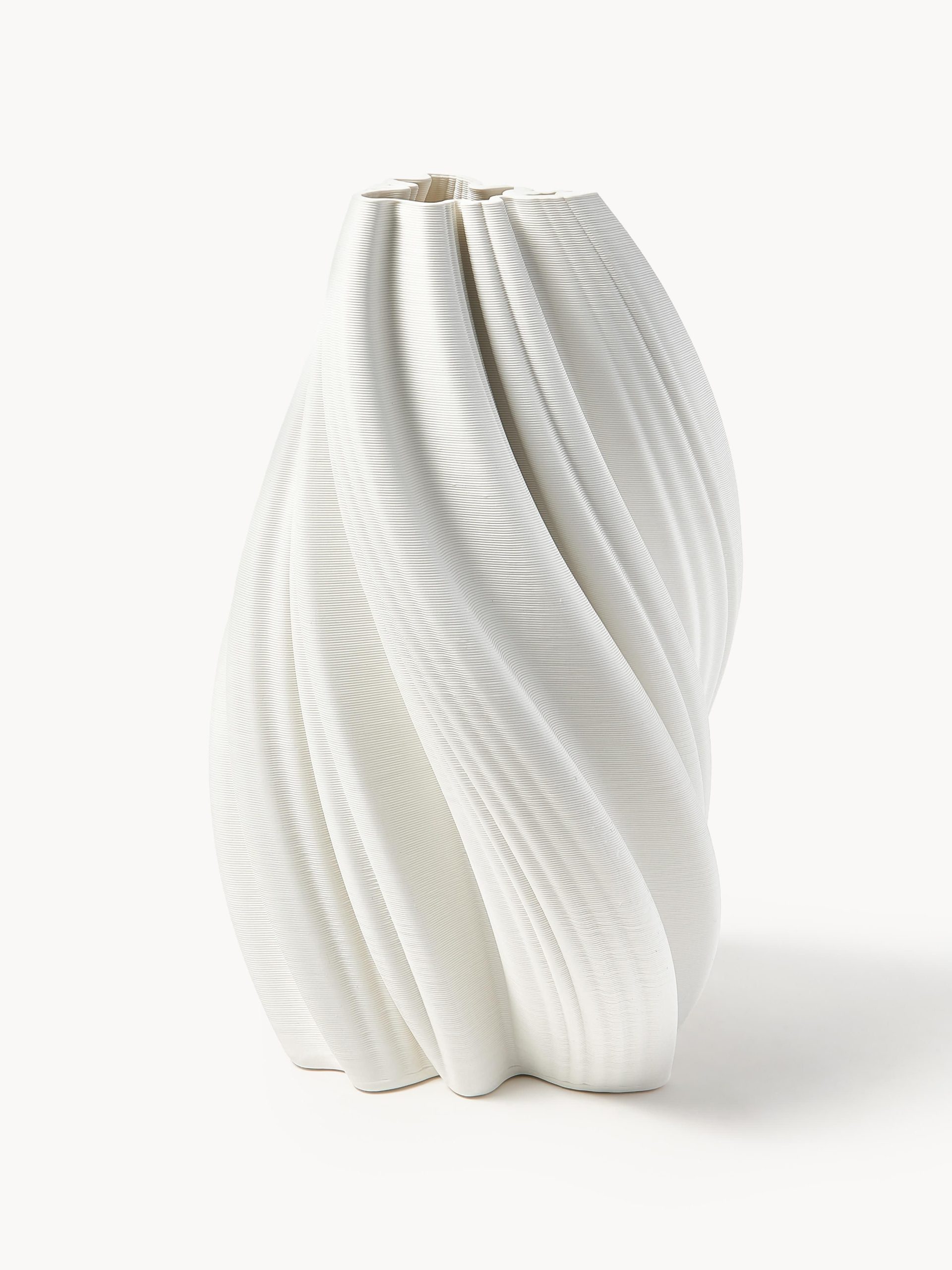 Jarrón grande de porcelana en 3D Melody, 42 cm