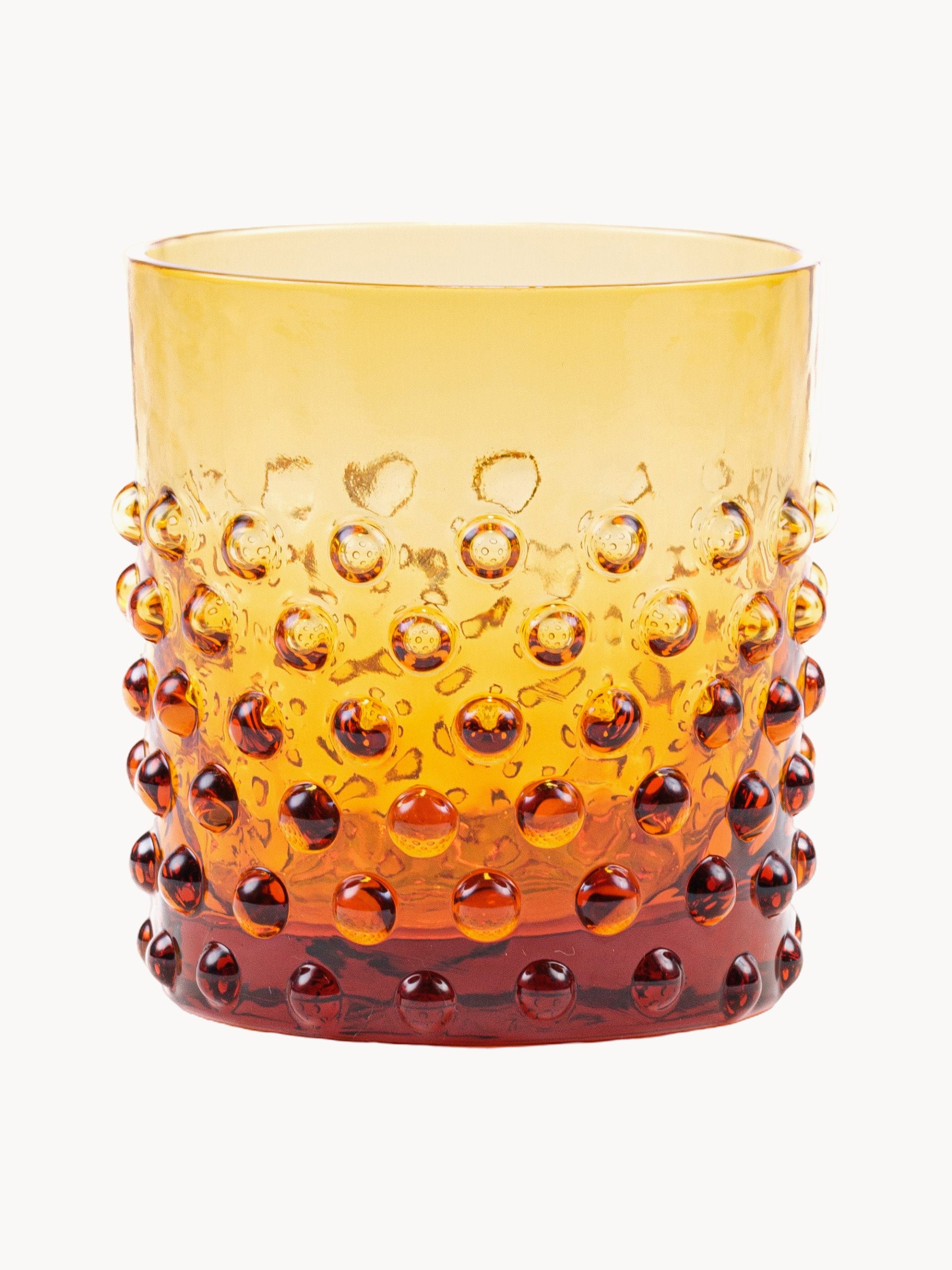 Vasos soplados artesanalmente Hobnail (2 uds.)