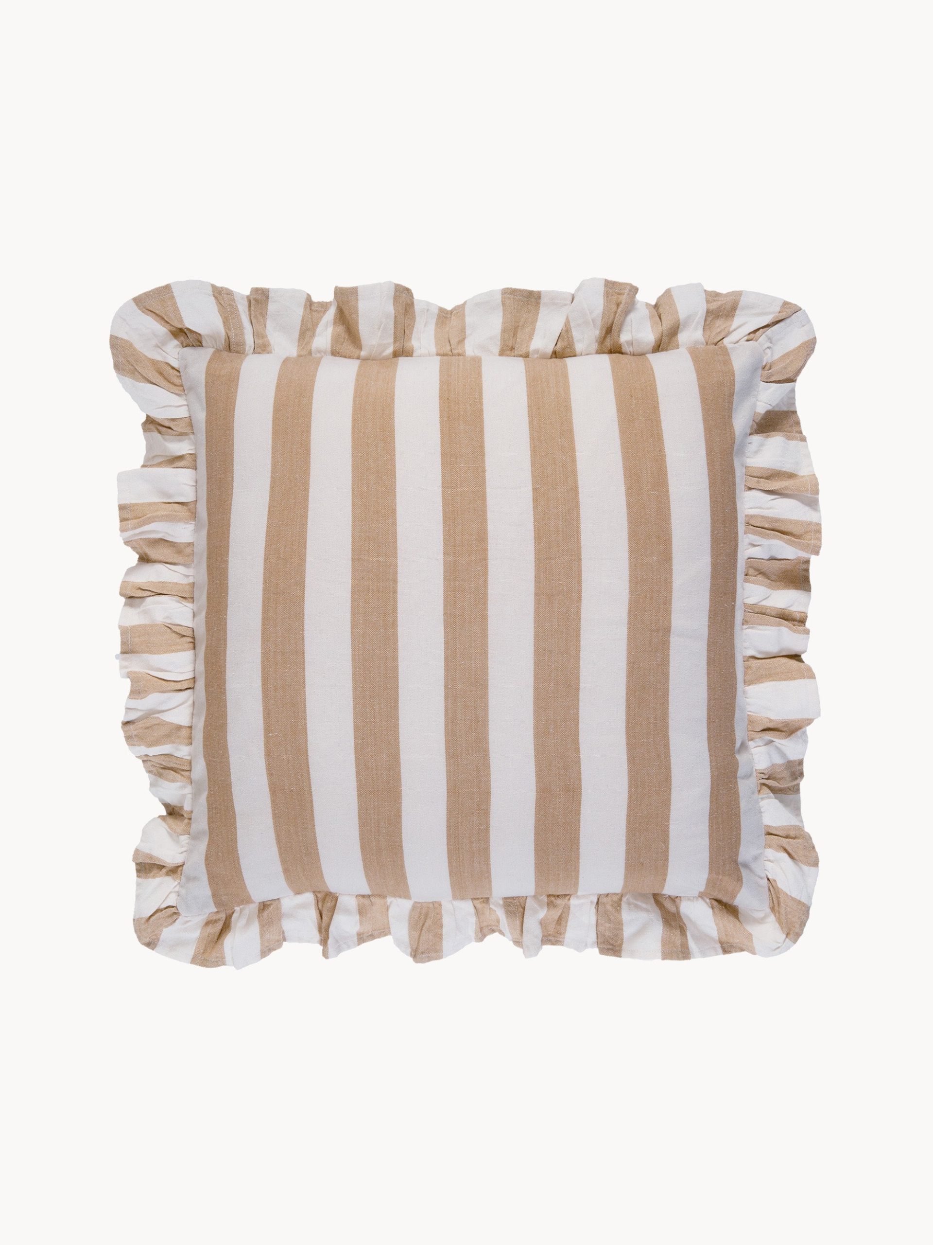 Cojín artesanal de algodón Triana