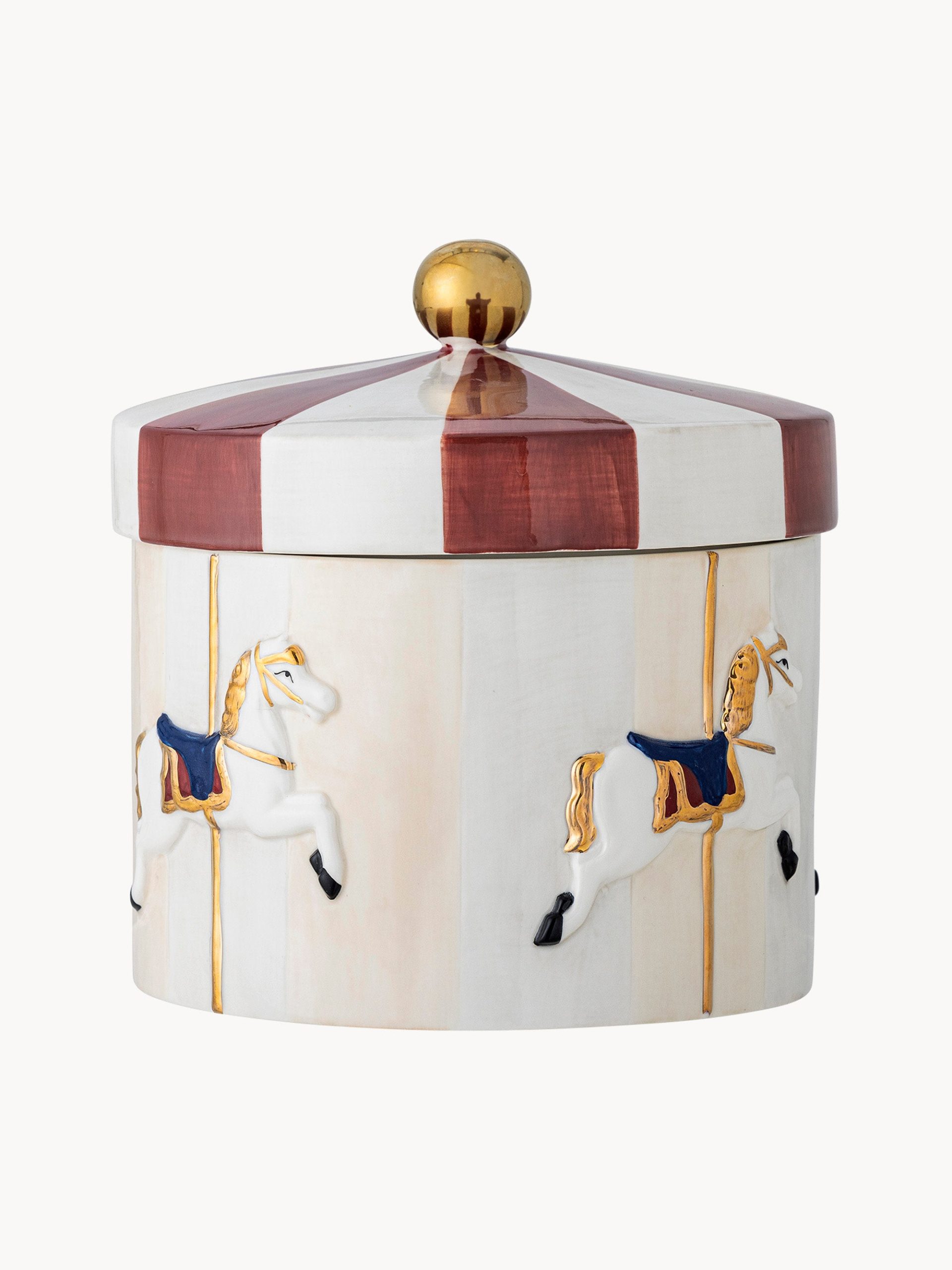 Bote artesanal con tapadera Merry-go-round
